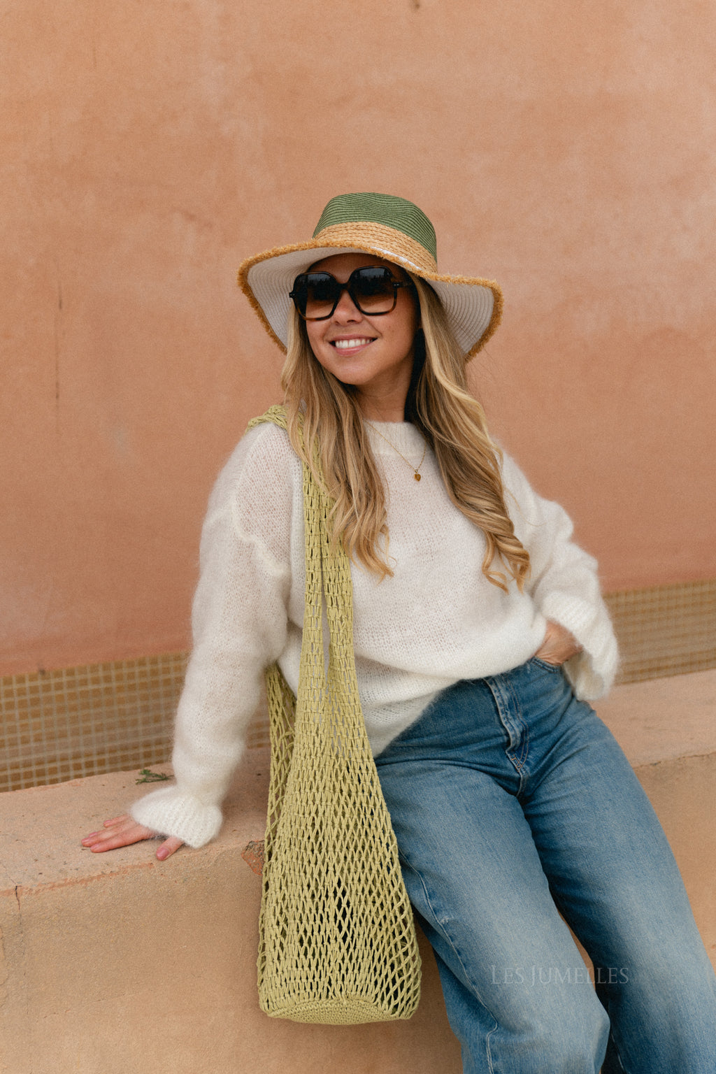 Clara mohair jumper ecru