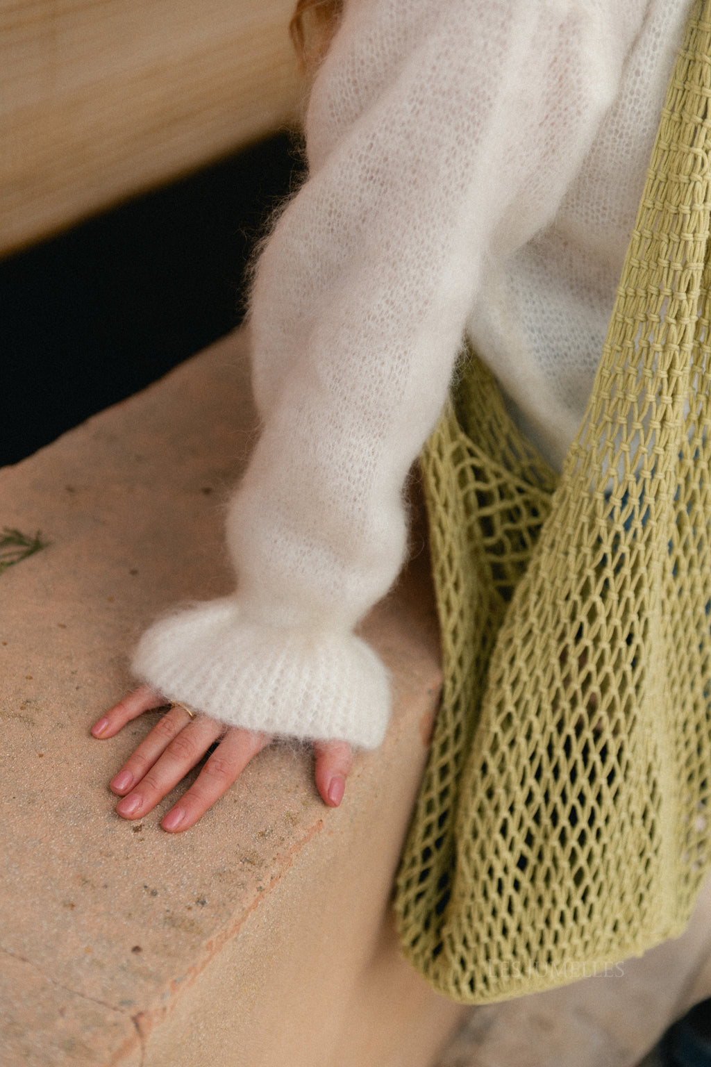 Clara mohair jumper ecru