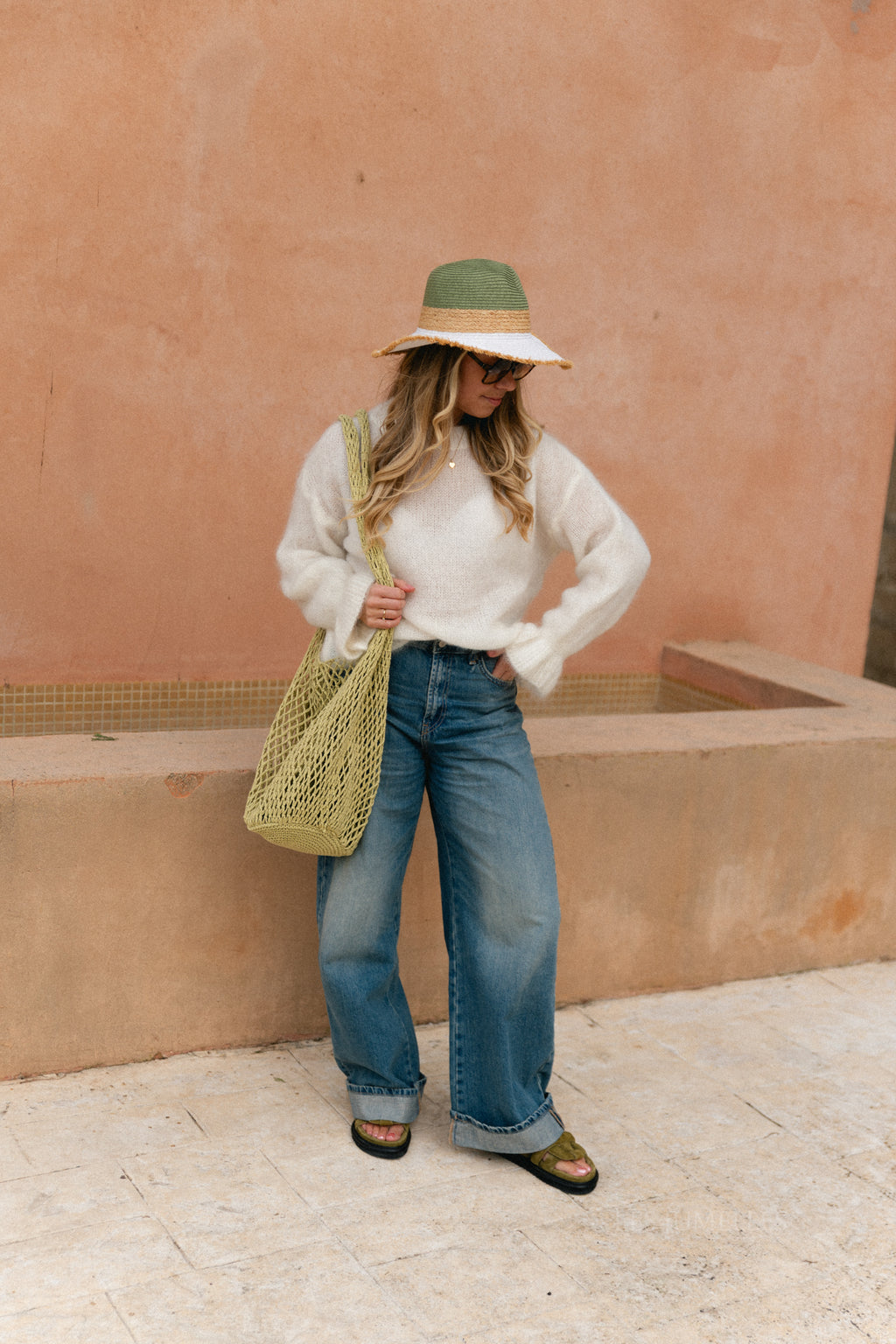 Clara mohair jumper ecru