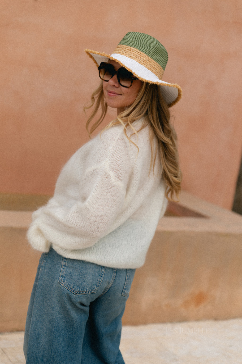 Clara mohair jumper ecru