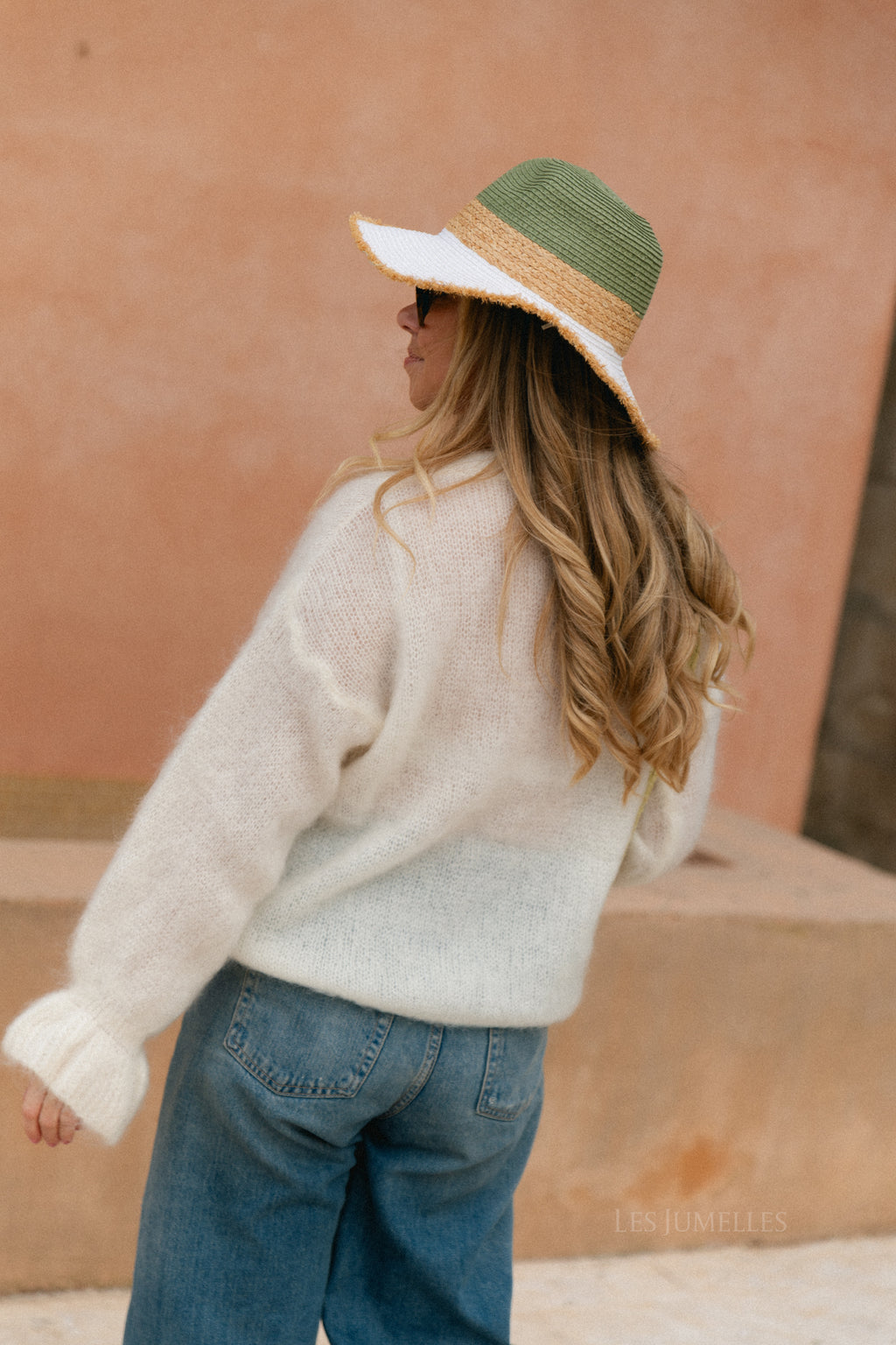 Clara mohair jumper ecru