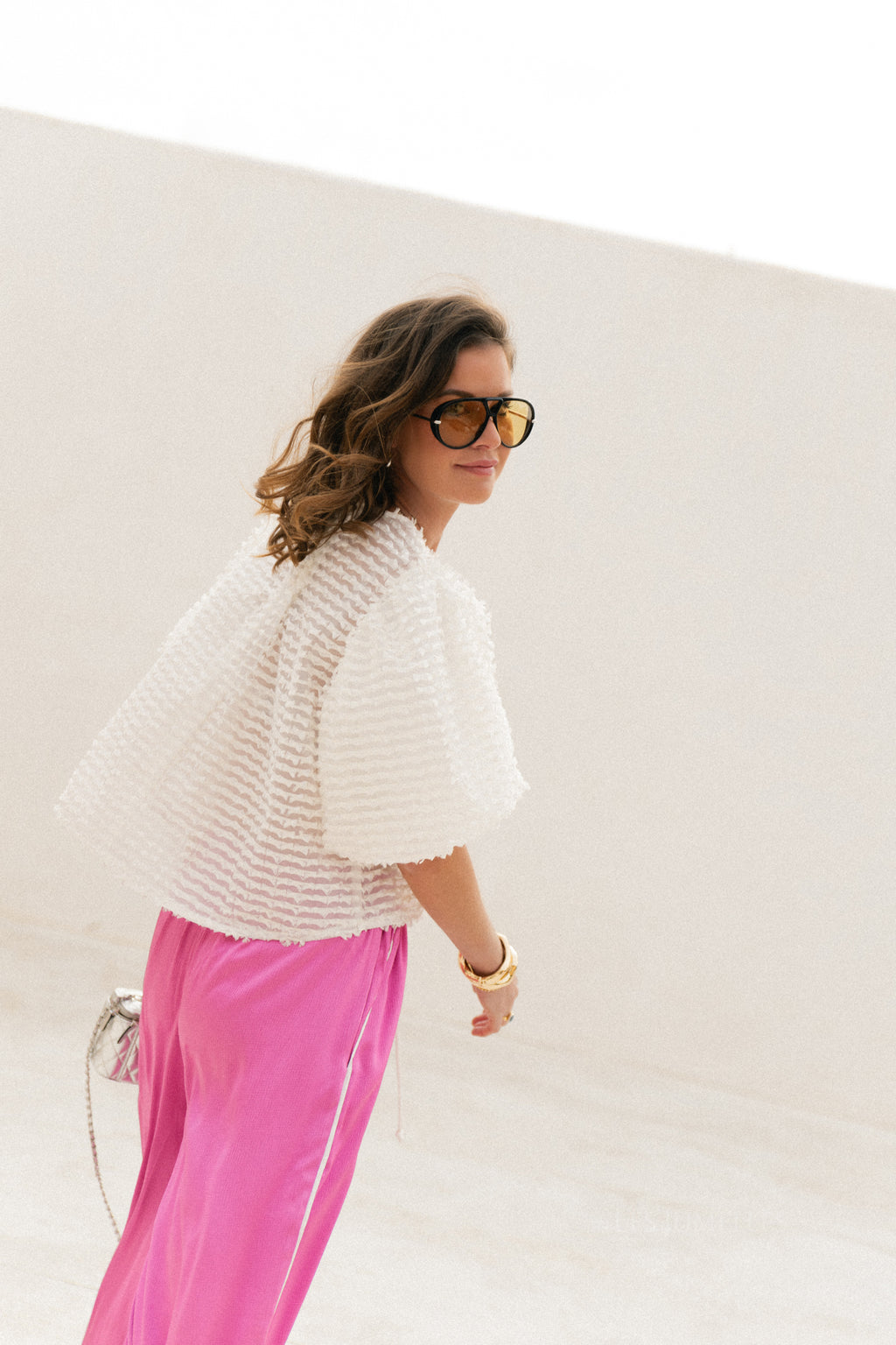 Charlotte blouse gebroken wit