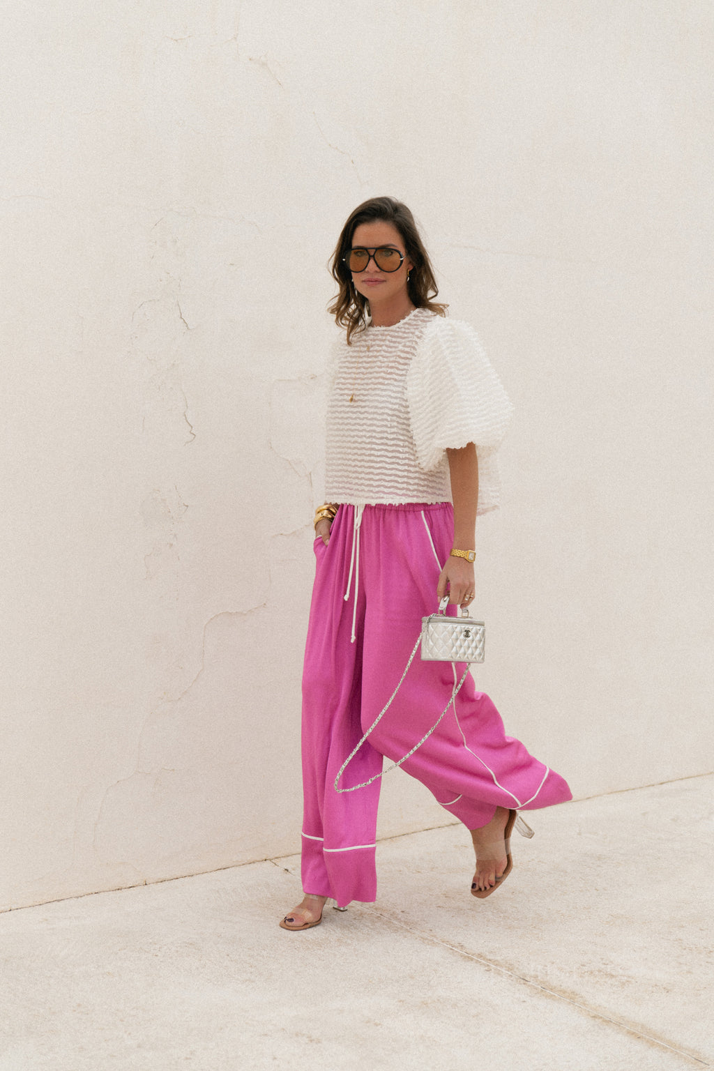 Charlotte blouse gebroken wit