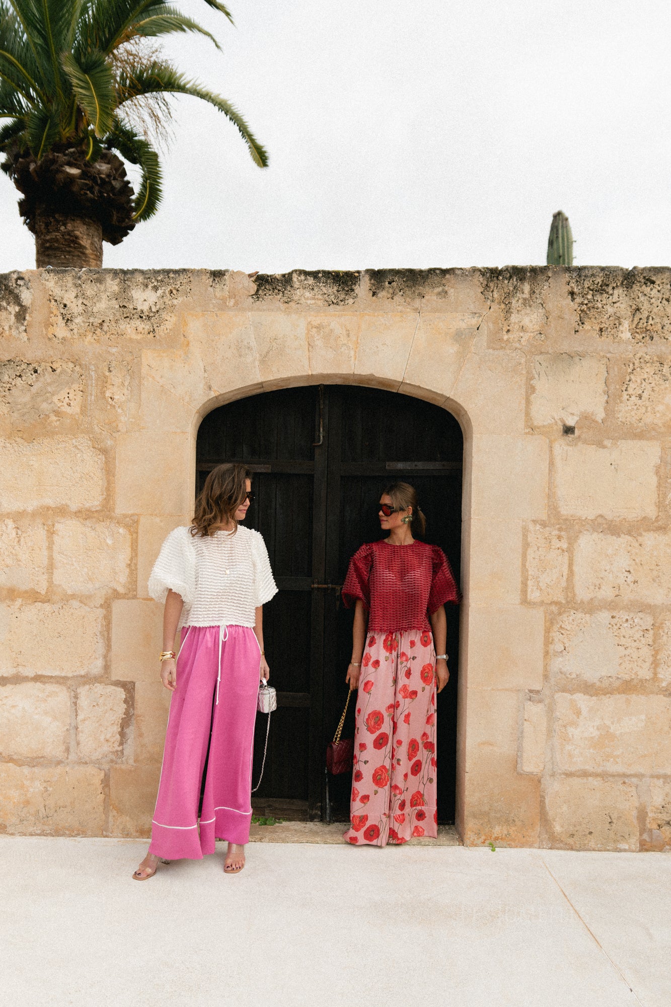 Avril wide leg trousers spring crocus