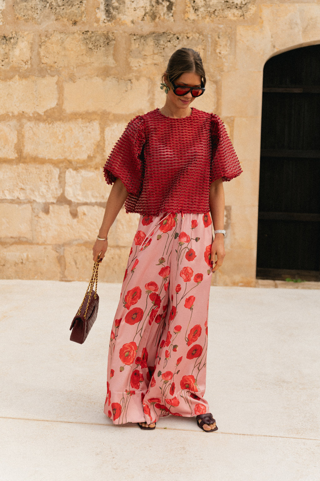 Charlotte blouse mauvewood