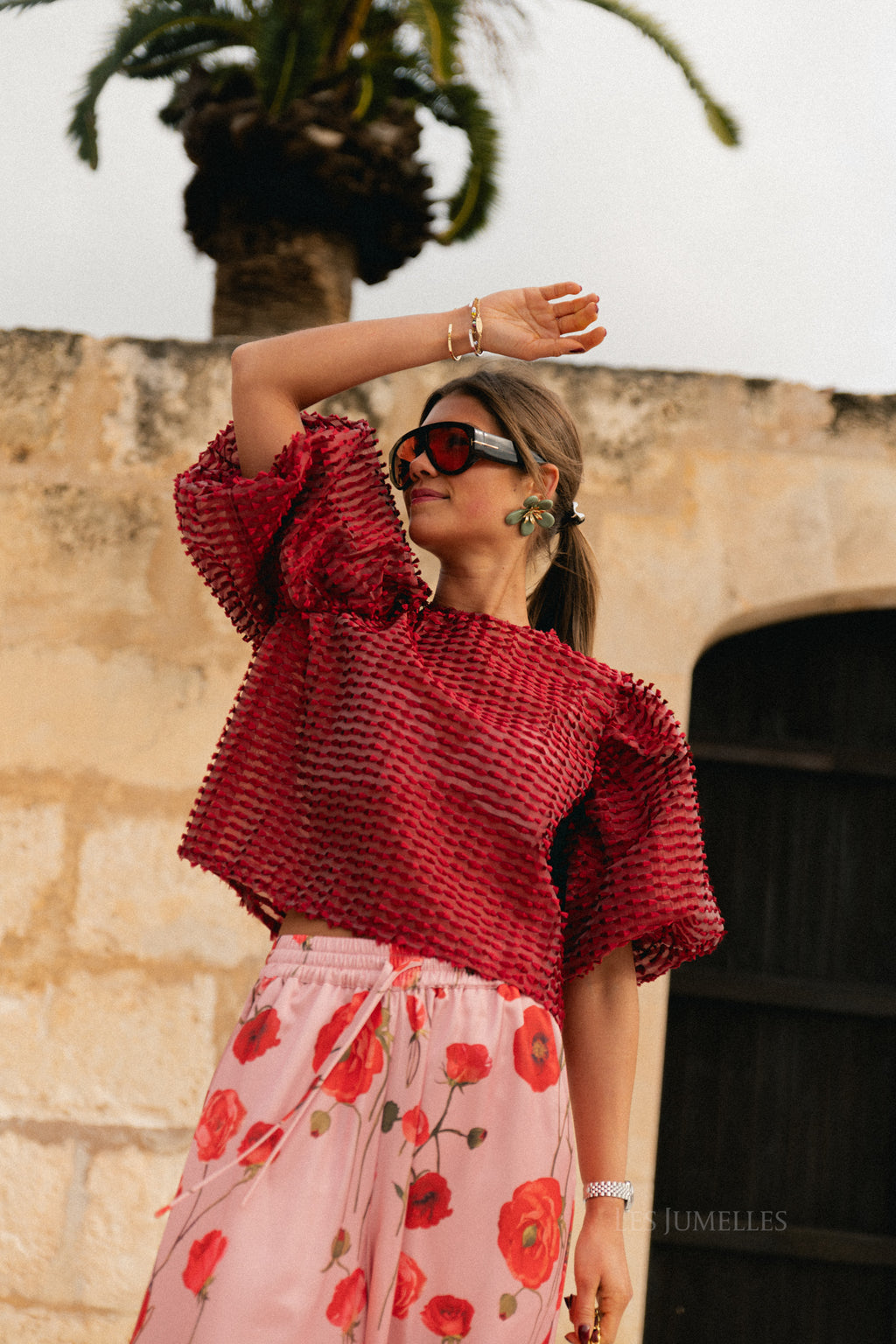 Charlotte blouse mauvewood