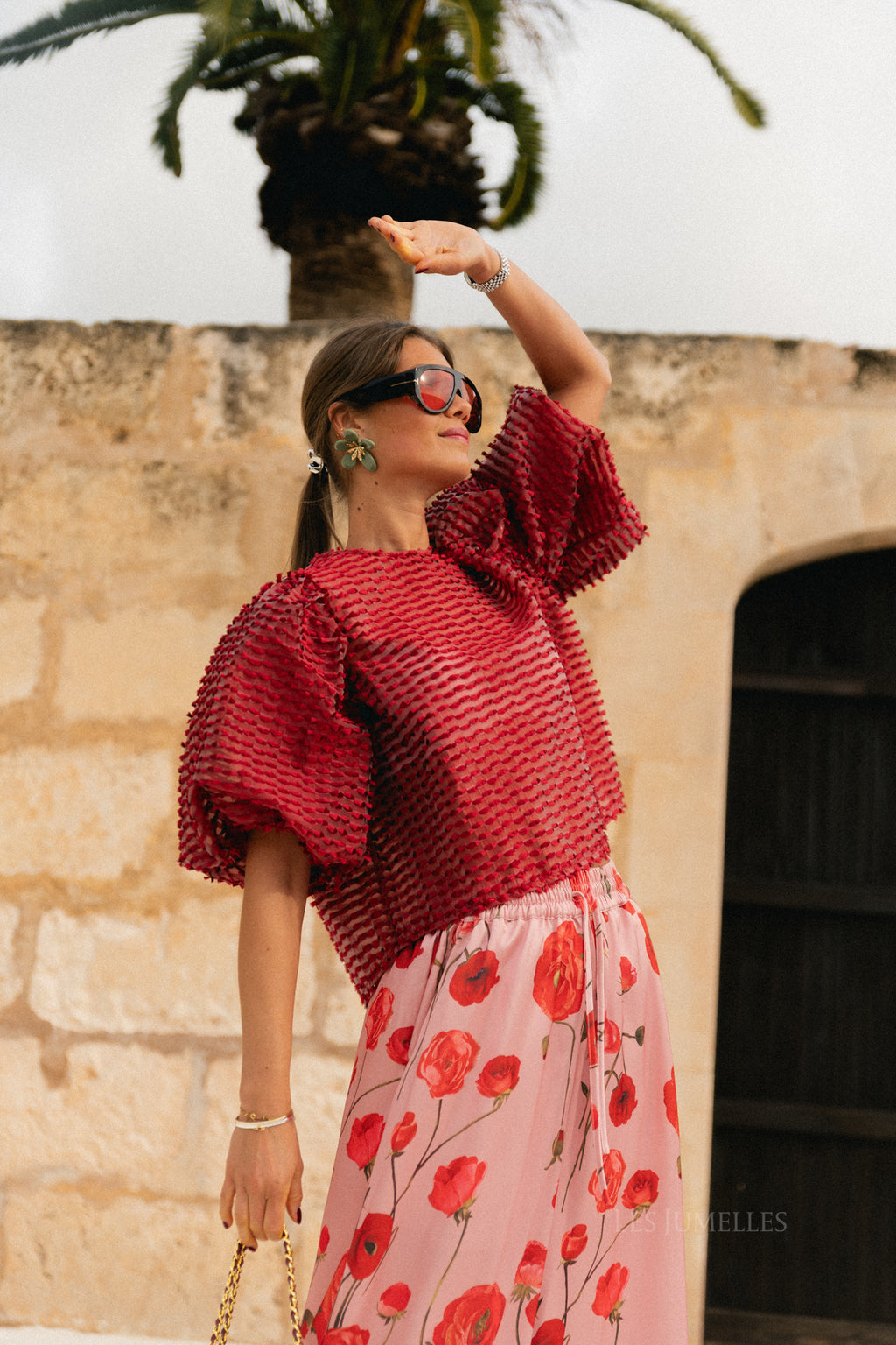 Charlotte blouse mauvewood