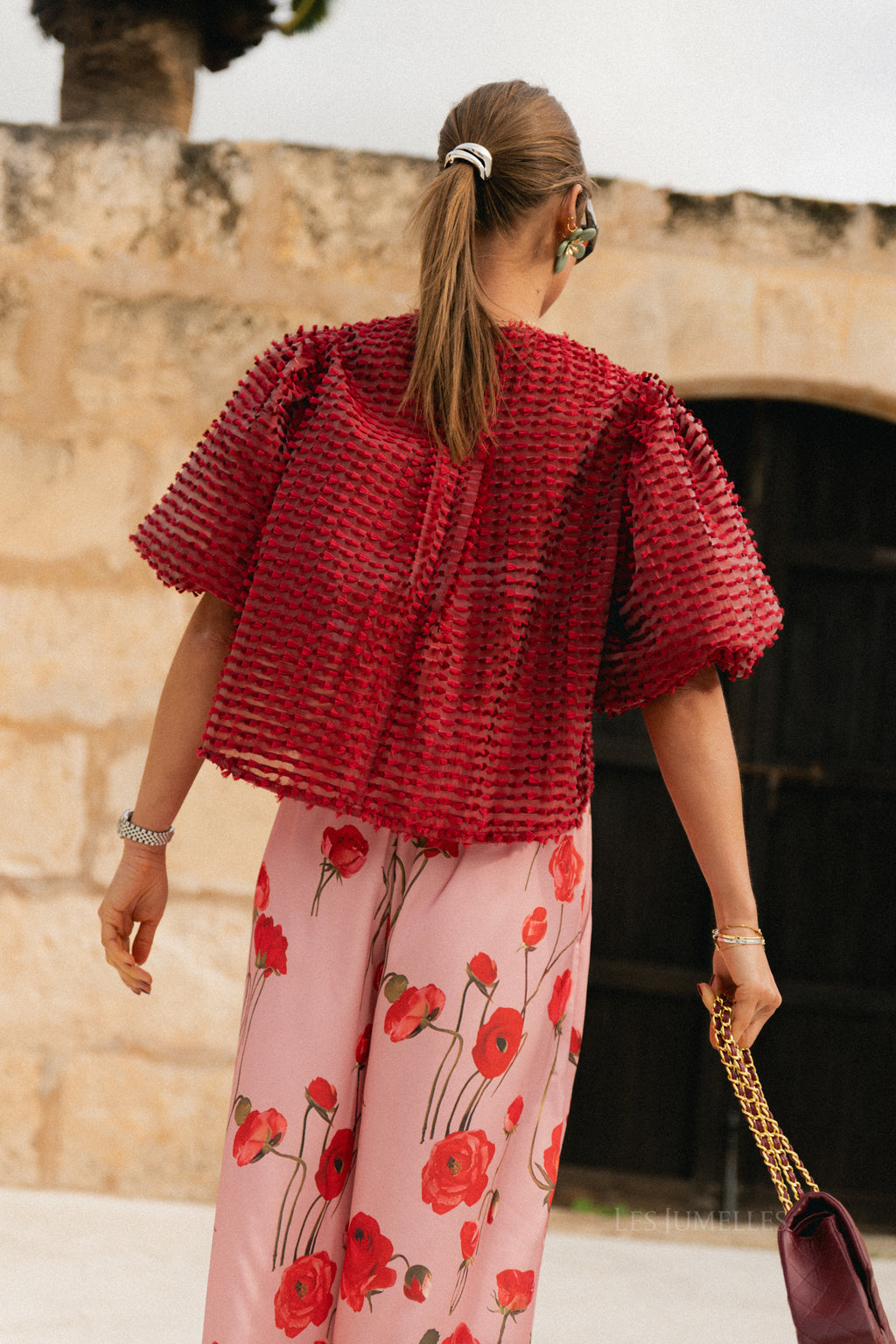 Charlotte blouse mauvewood