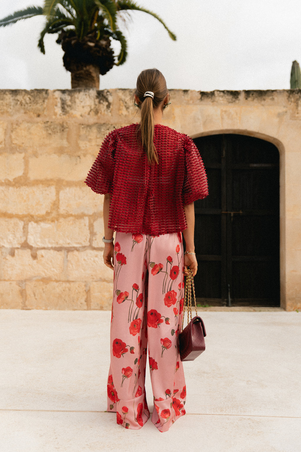 Charlotte blouse mauvewood