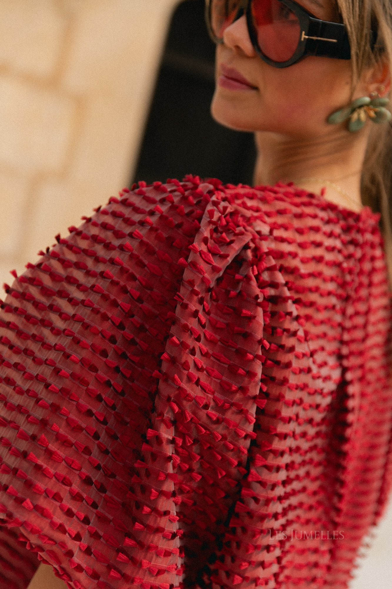 Chemisier Charlotte bordeaux