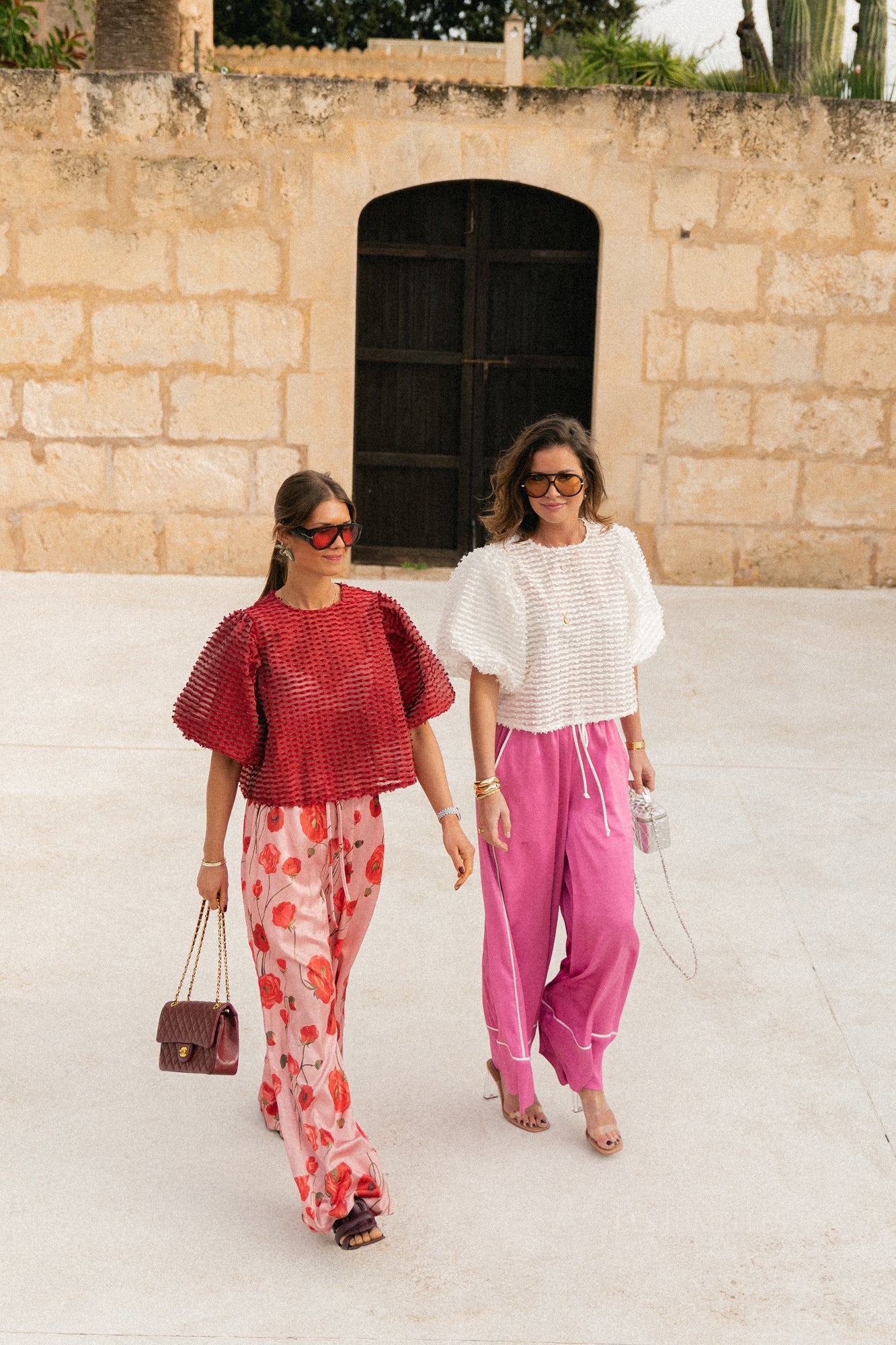 Avril wide leg trousers spring crocus