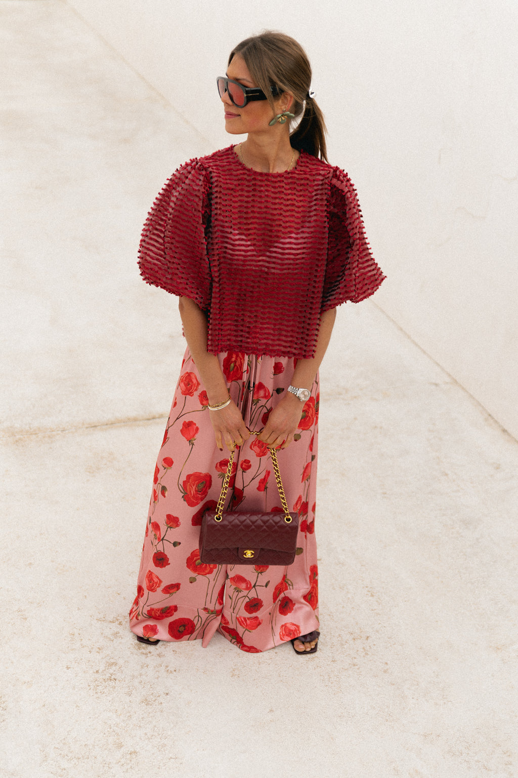 Charlotte blouse mauvewood