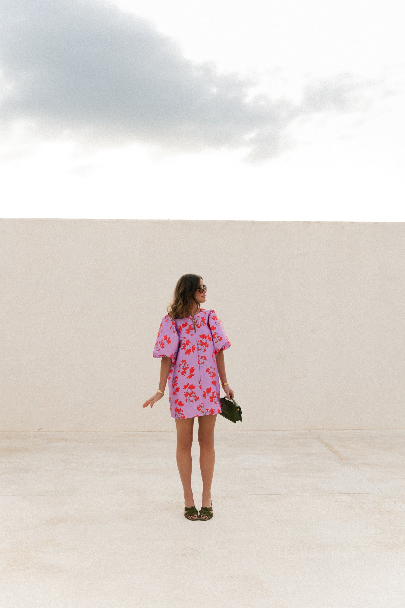 Charlotte dress viola print lilac