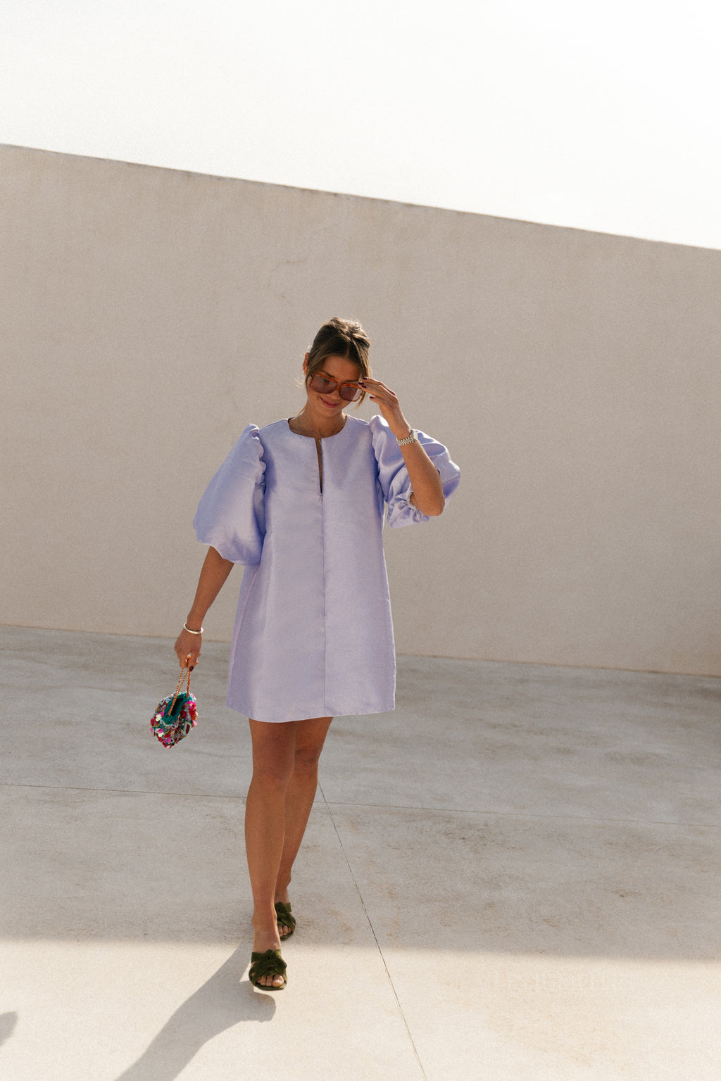 Charlotte dress soft lavender