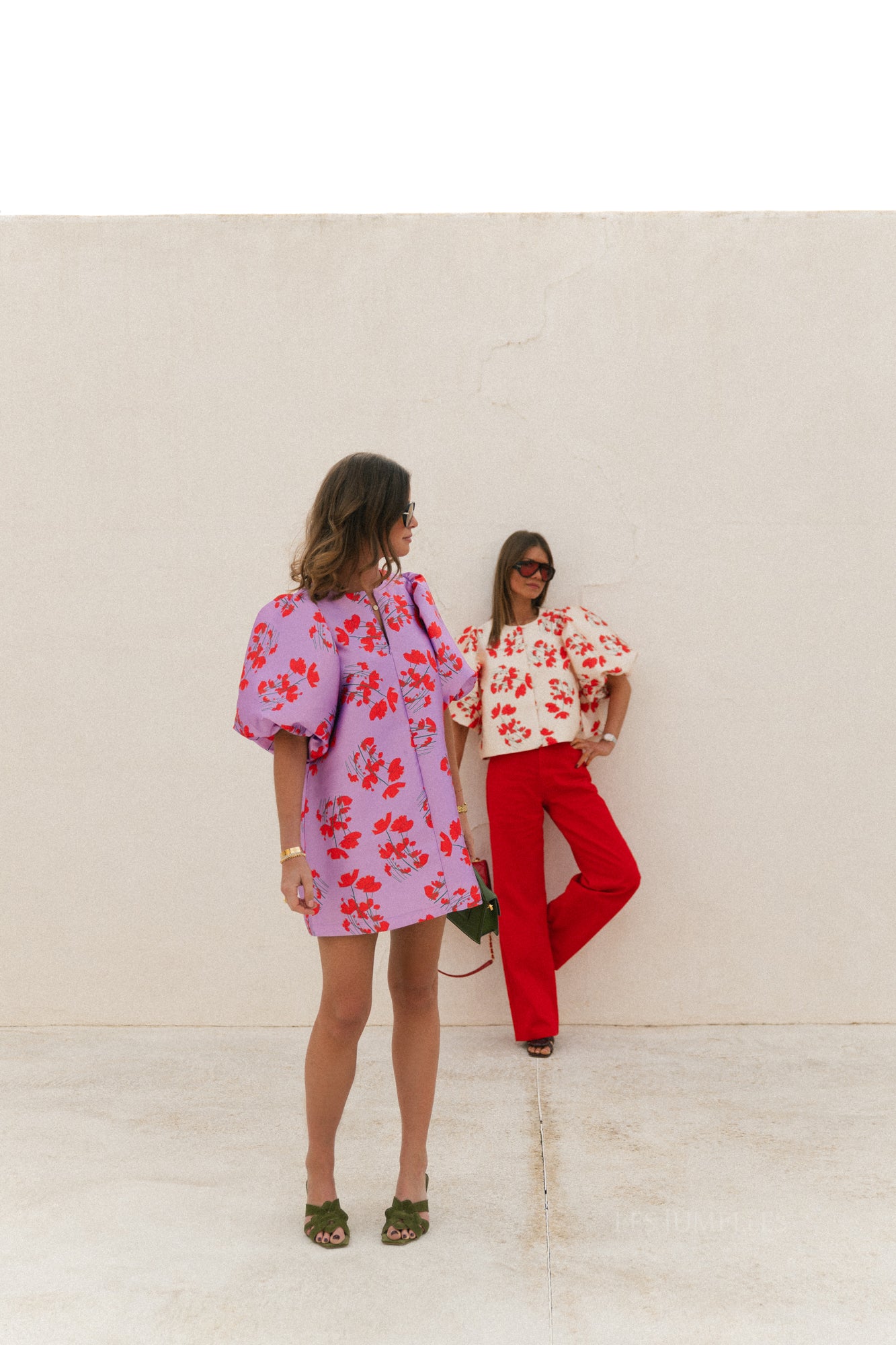 Charlotte blouse Viola print ecru