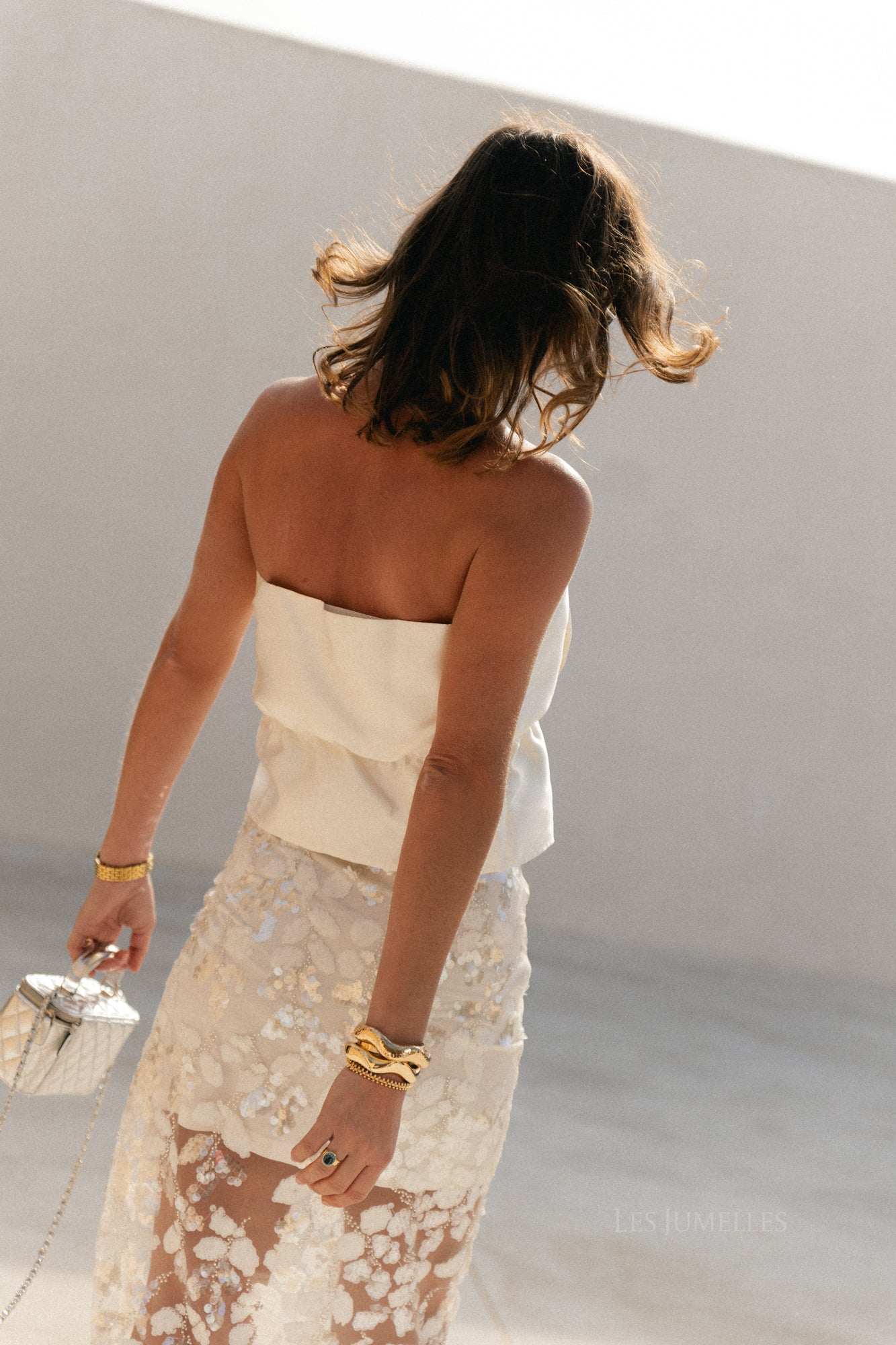 Haut bandeau Bridget écru