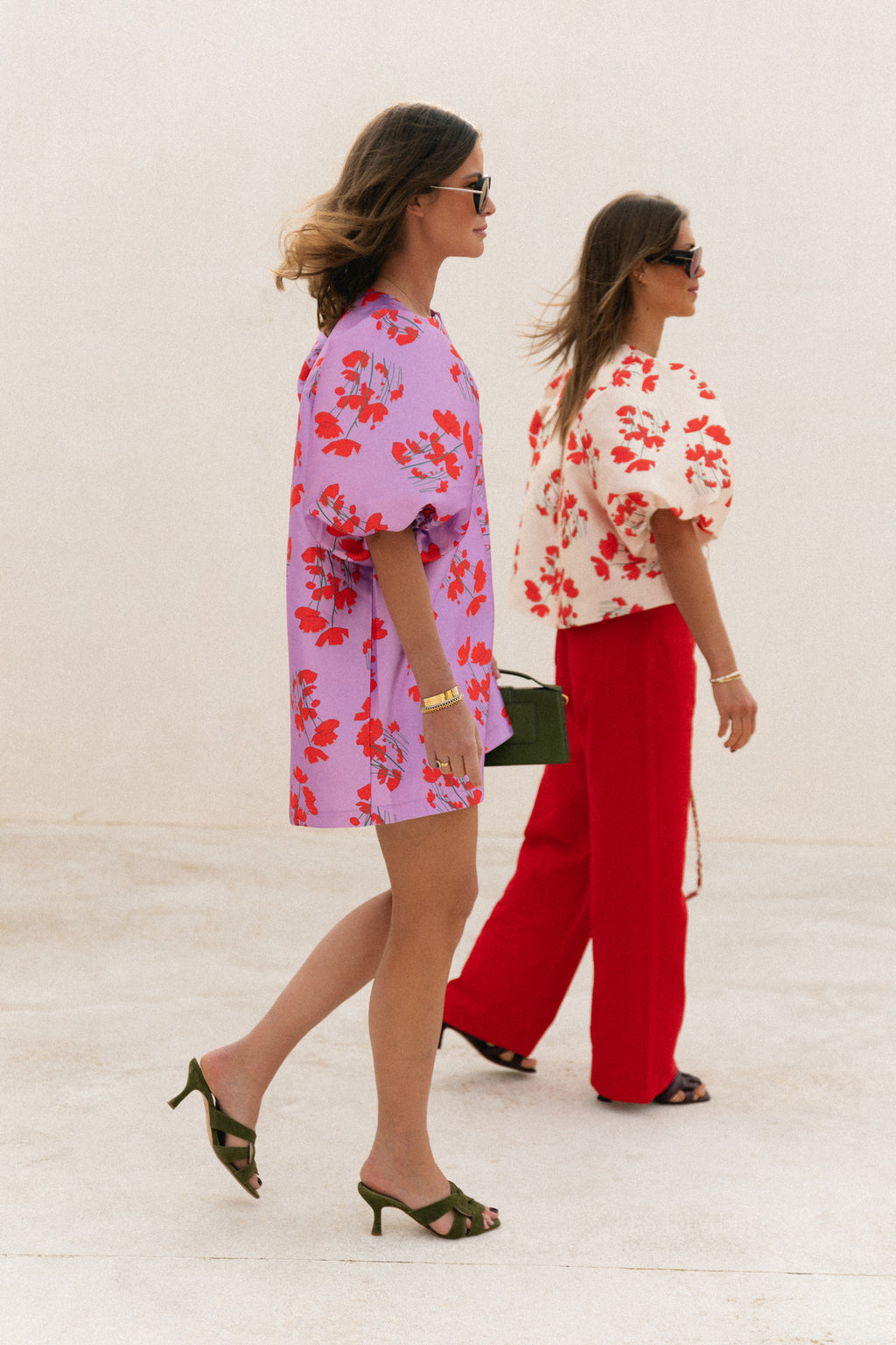 Charlotte dress viola print lilac