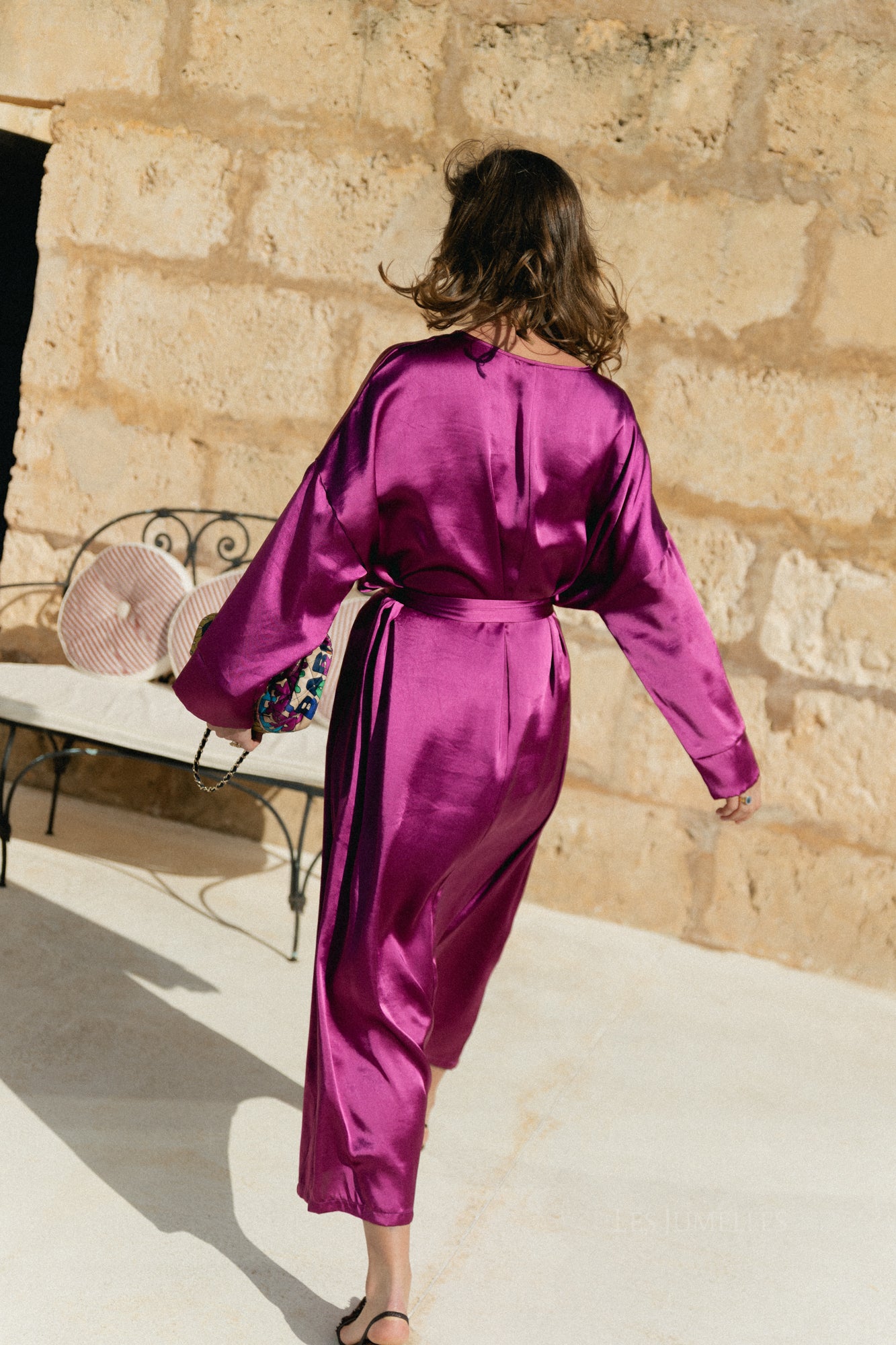 Chloe maxi dress aubergine