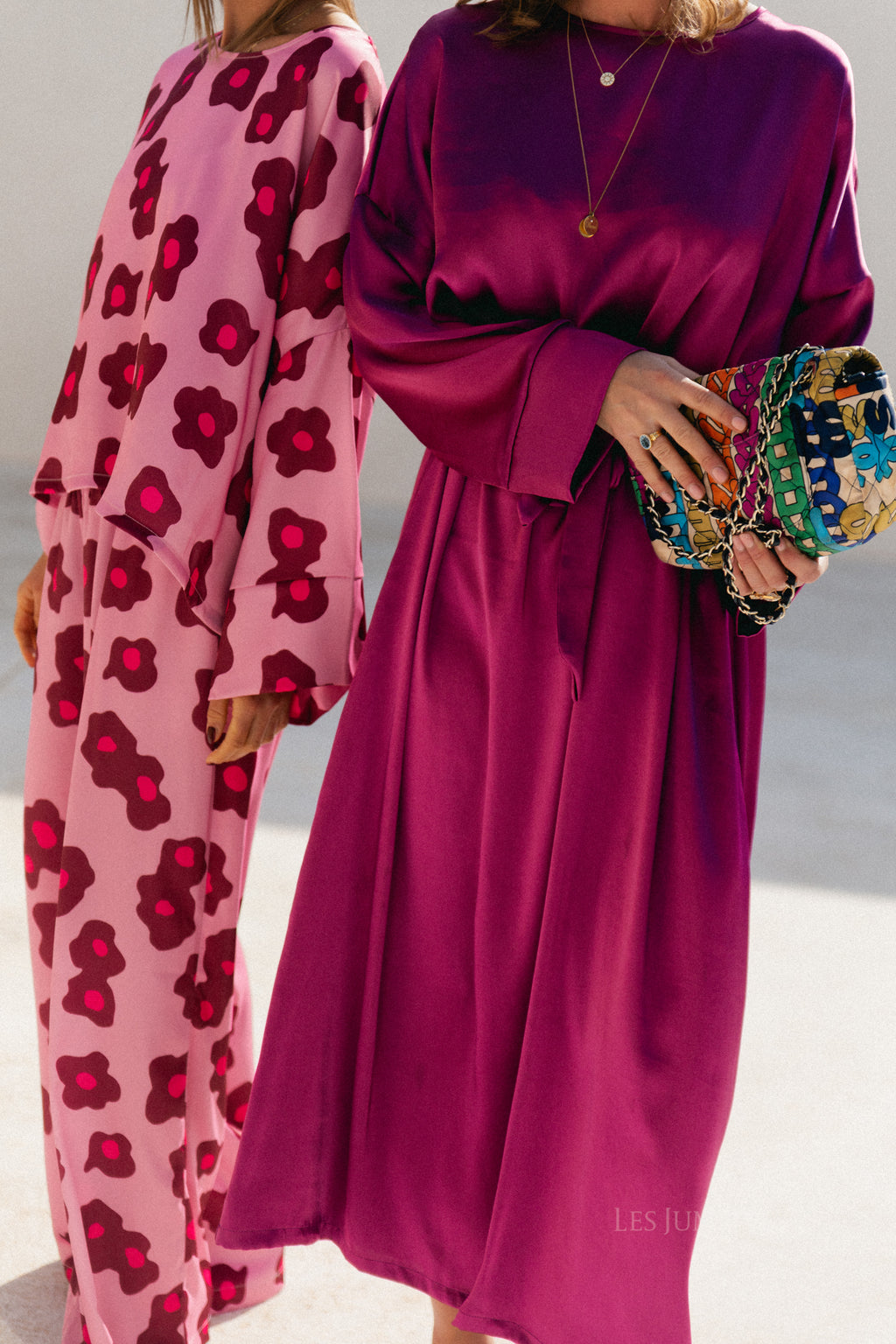 Chloe maxi dress aubergine