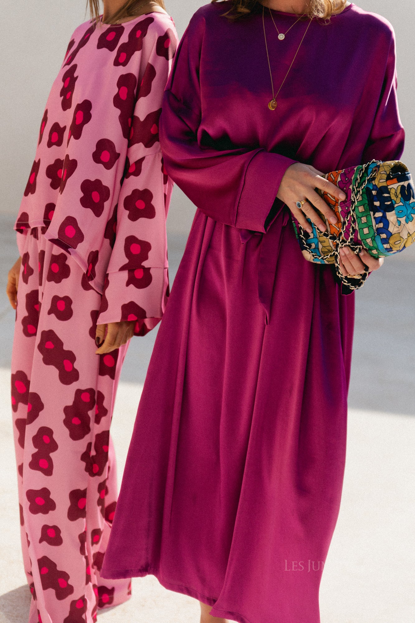 Chloe maxi dress aubergine