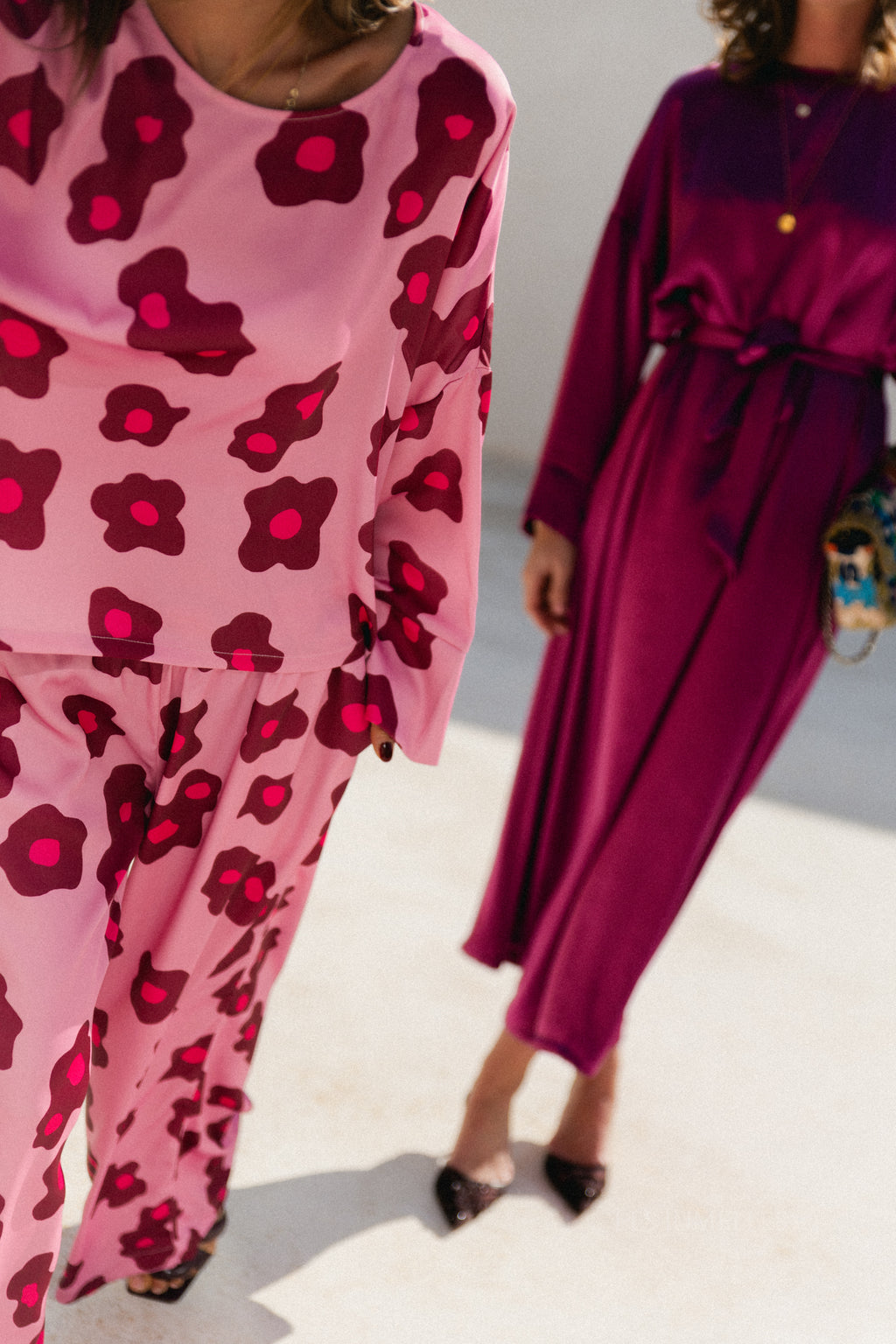 Chloe maxi dress aubergine