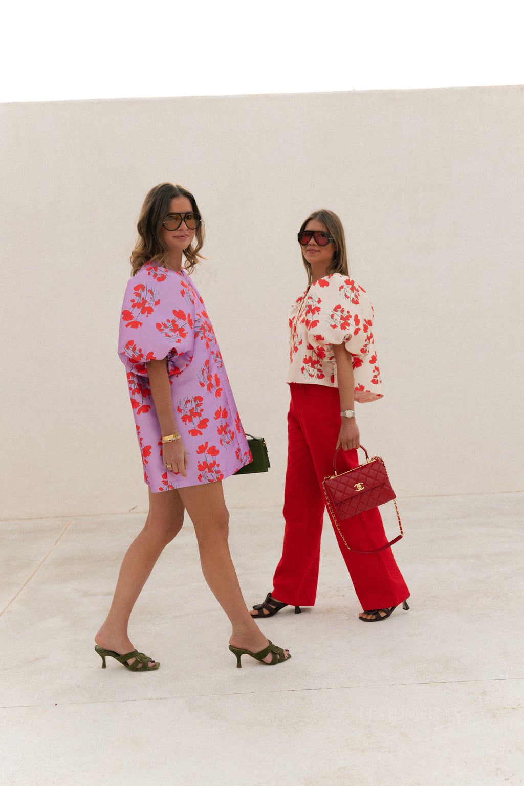 Charlotte dress viola print lilac