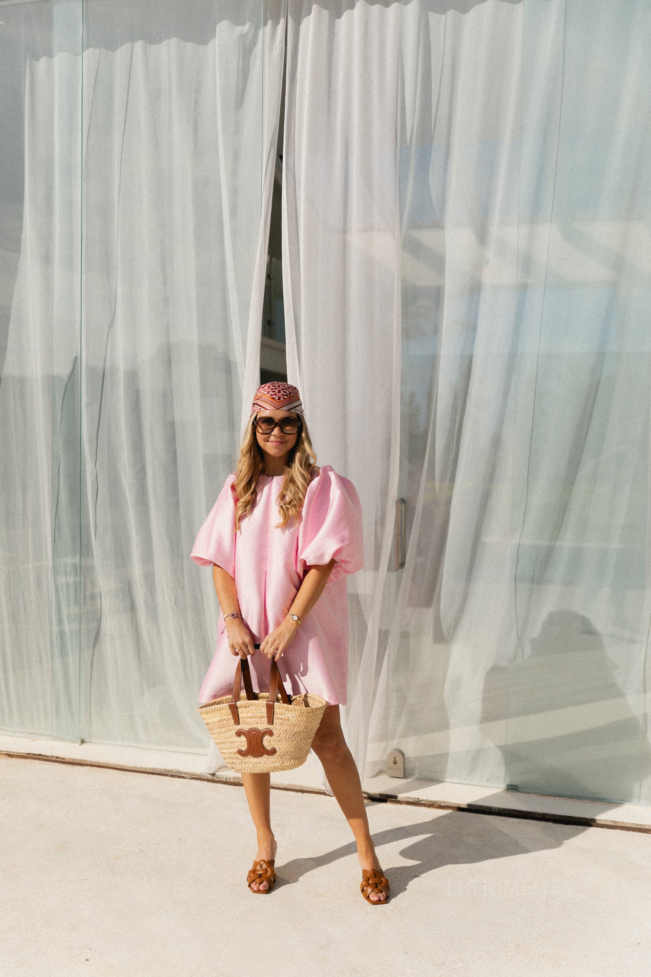 Robe Charlotte rose pâle