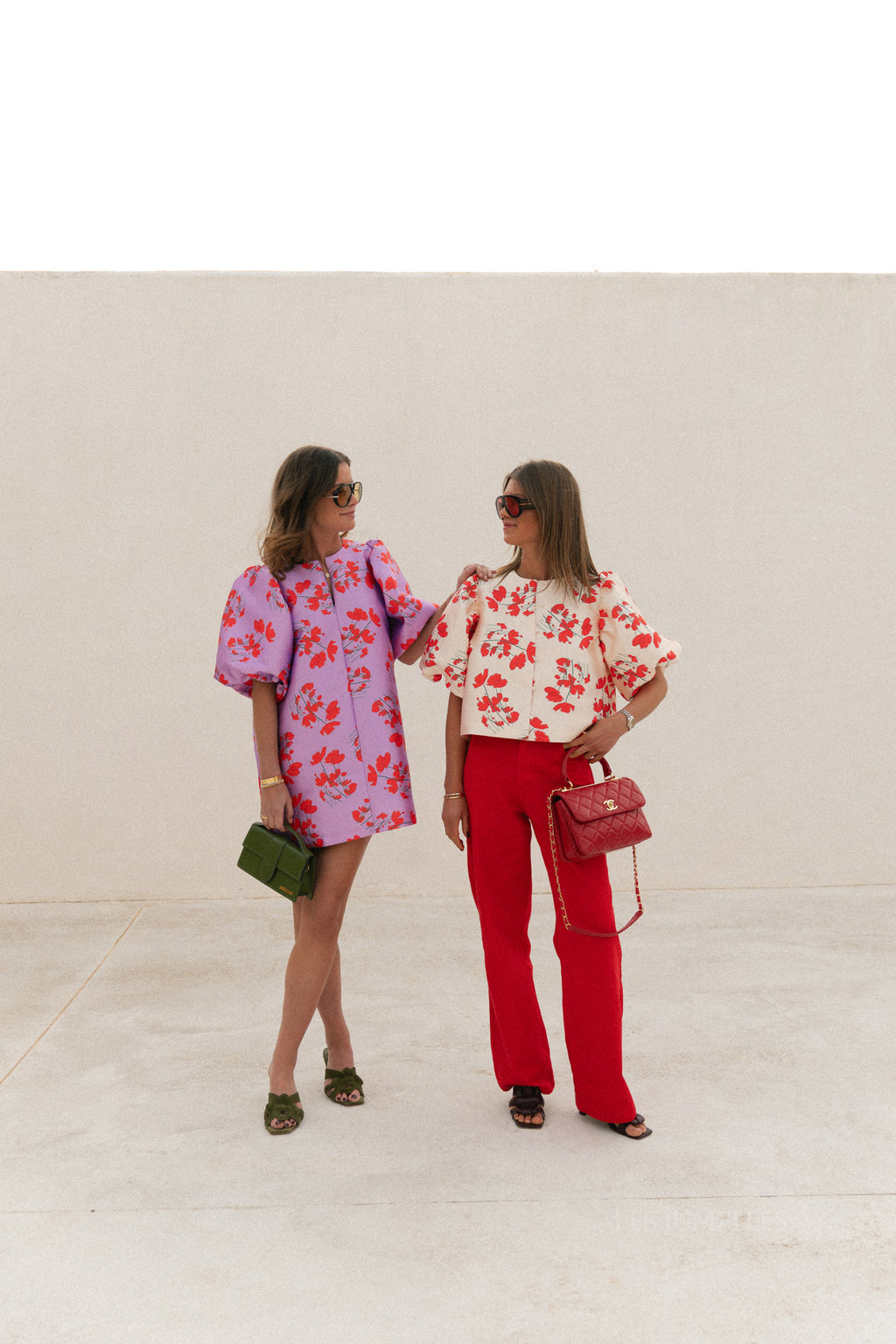 Charlotte dress viola print lilac