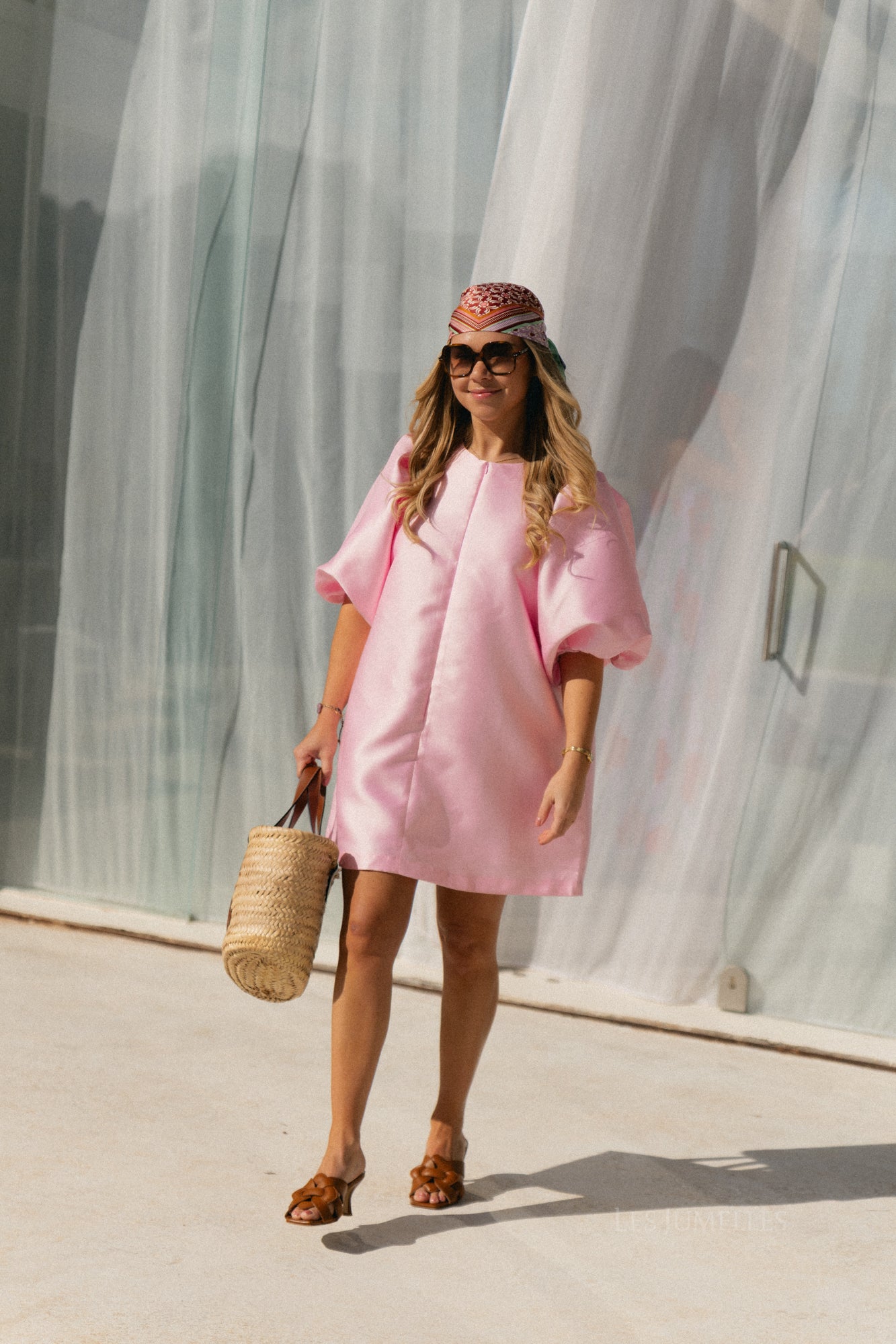 Robe Charlotte rose pâle