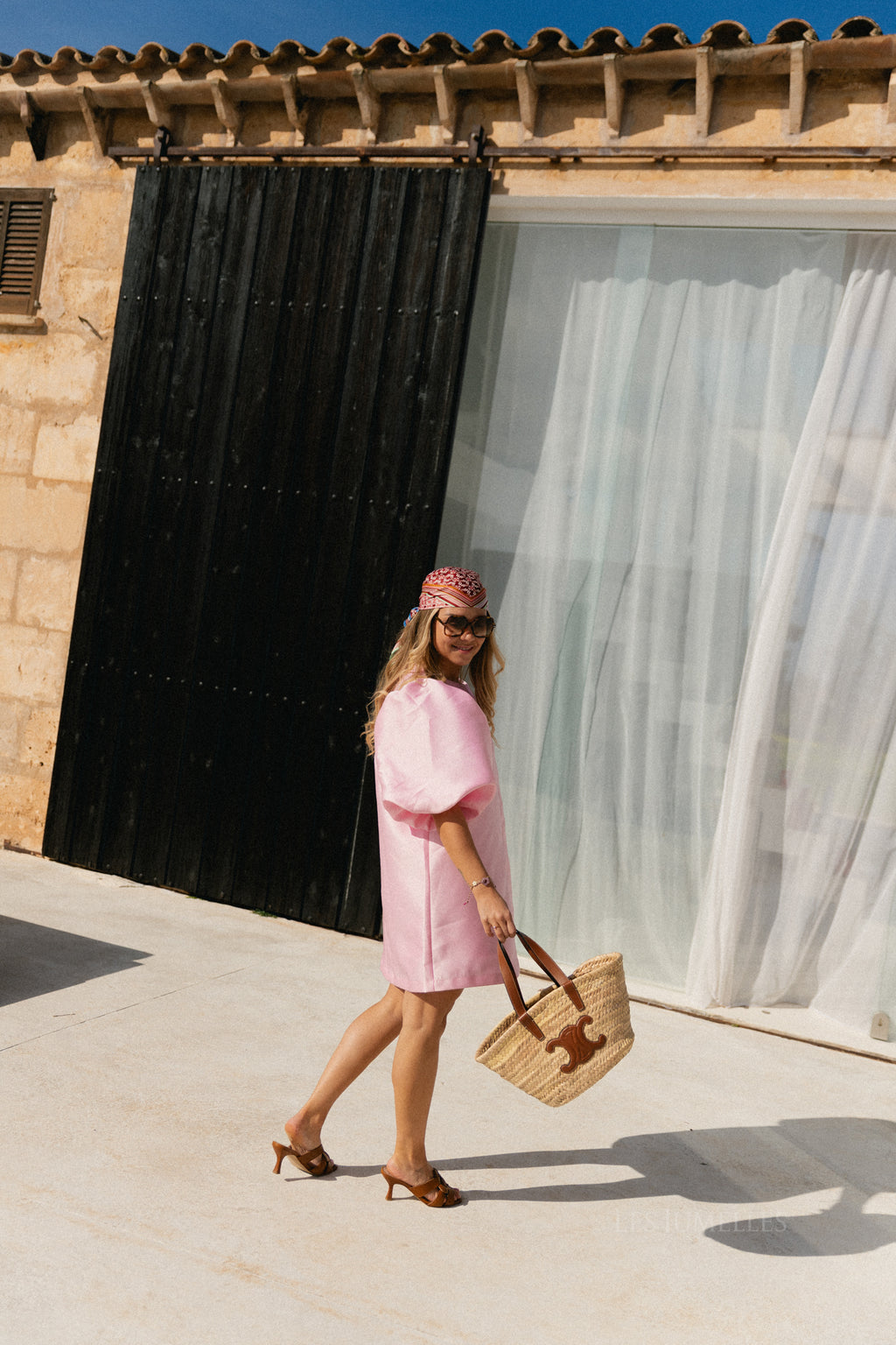 Charlotte dress baby pink