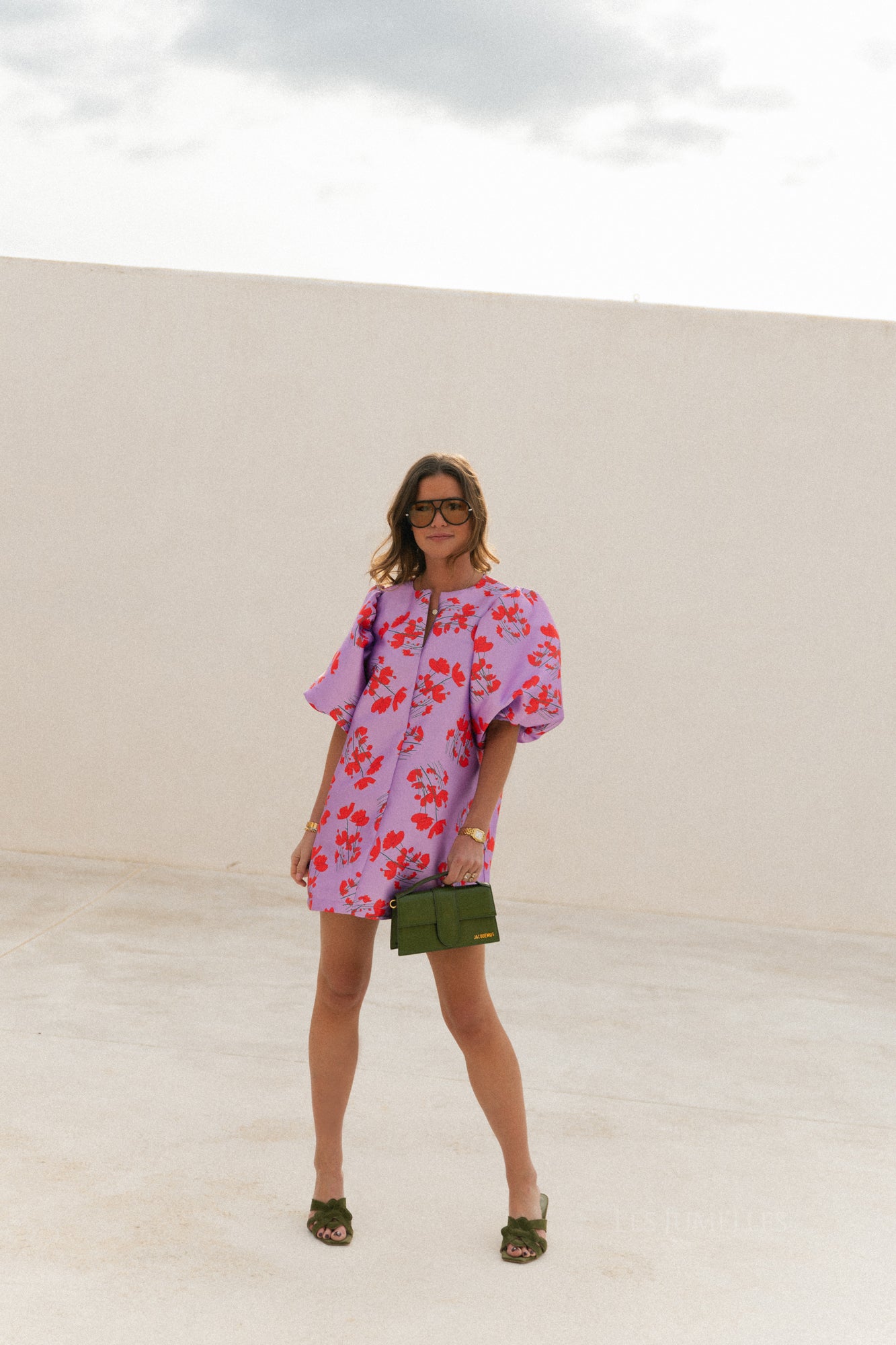 Charlotte dress viola print lilac