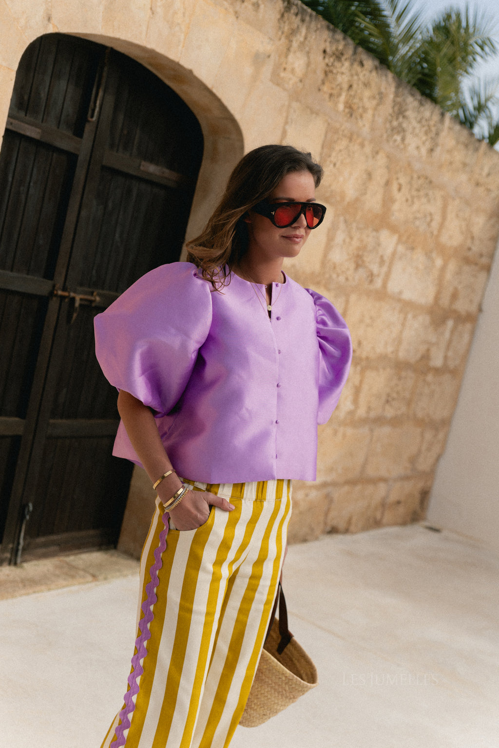 Chemisier Charlotte lavande