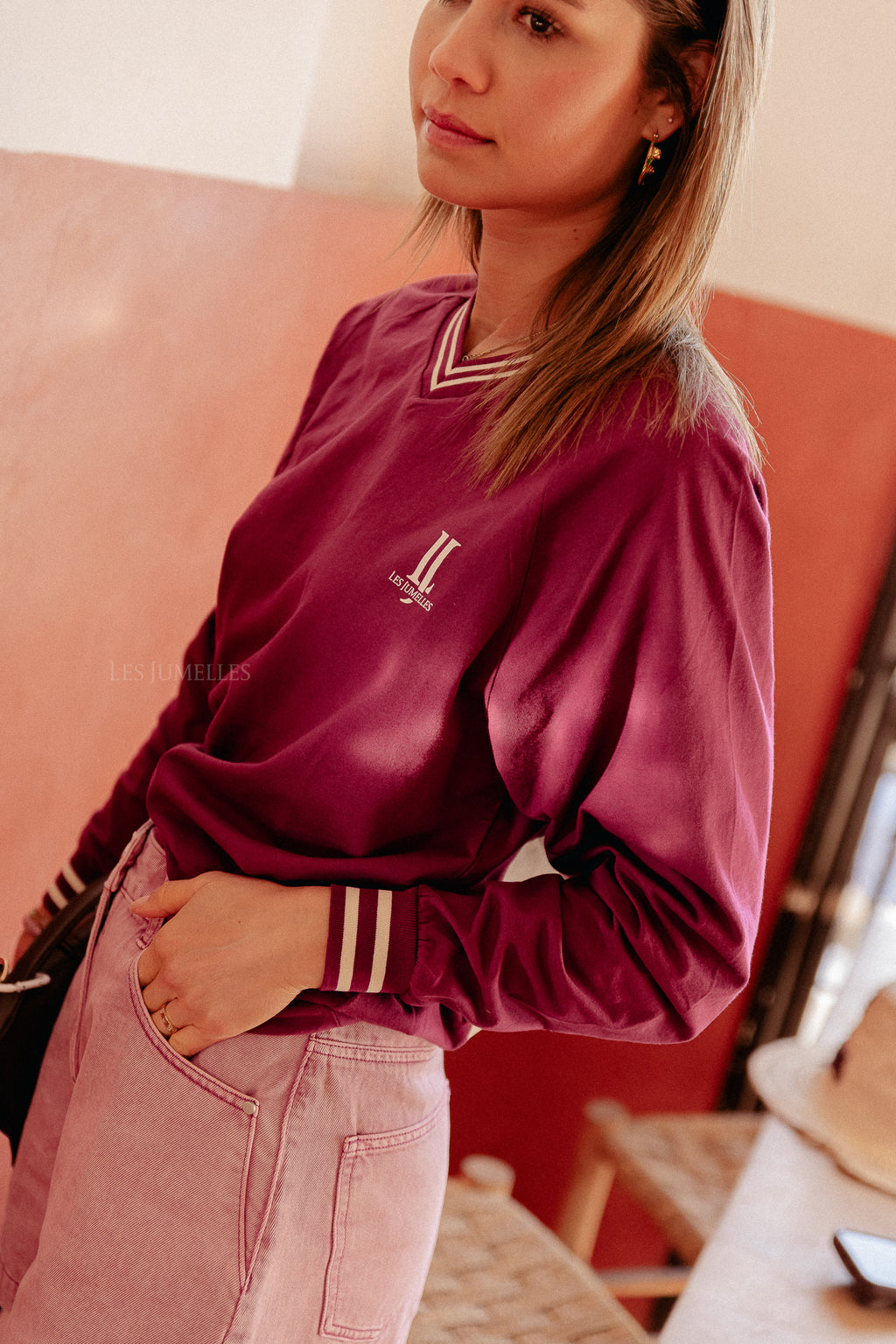 Ivy rugby shirt plum