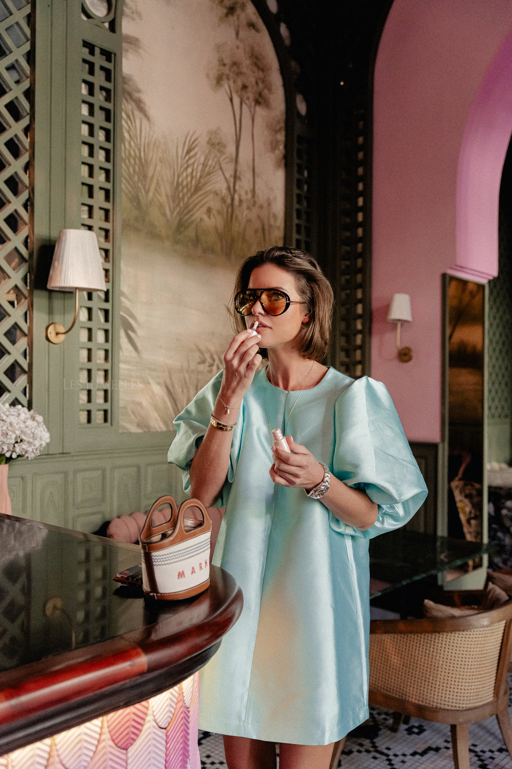 Charlotte dress turquoise