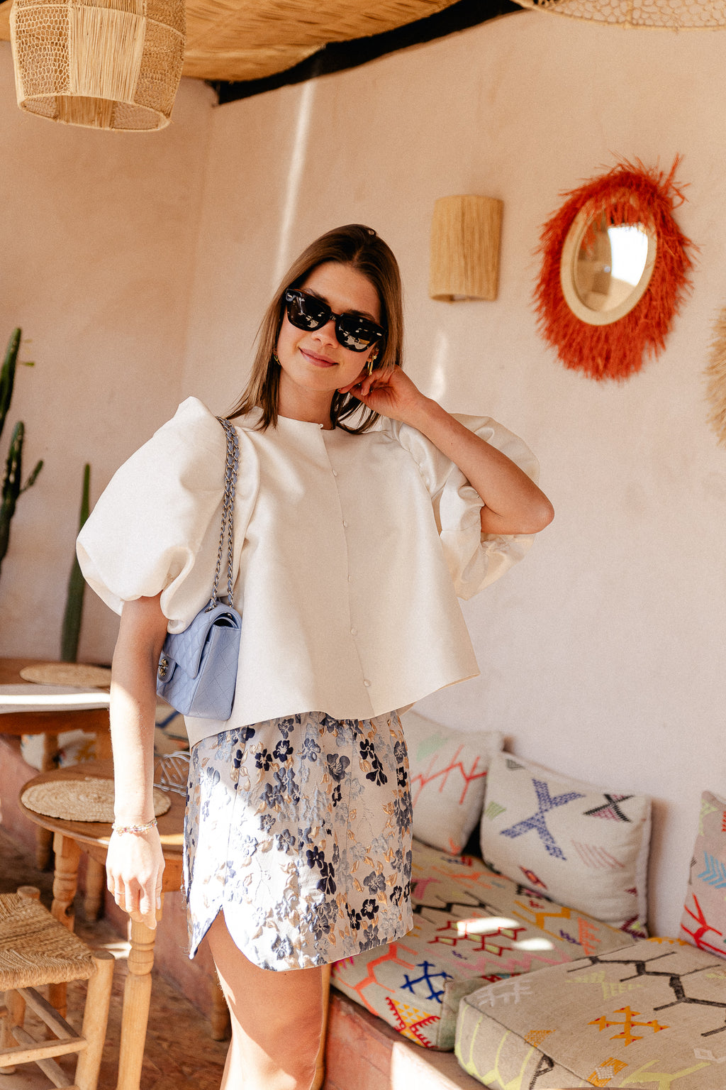 Charlotte blouse cream