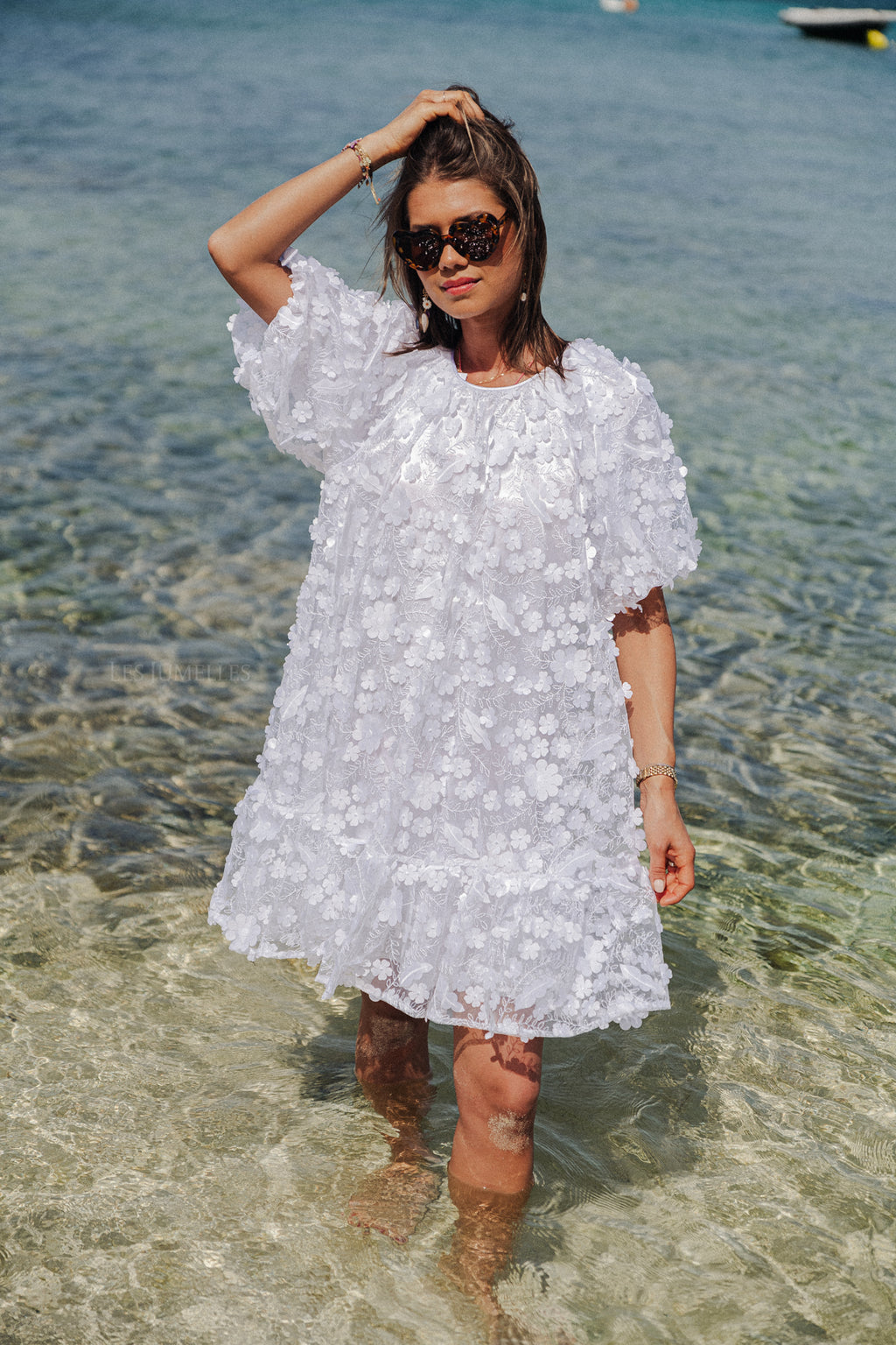 SLFAlberta 2/4 Kleid Schneeweiß