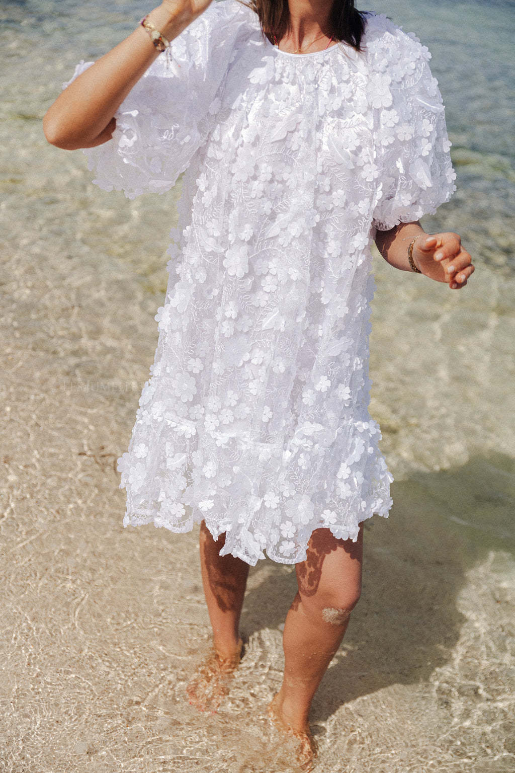 SLFAlberta 2/4 Kleid Schneeweiß