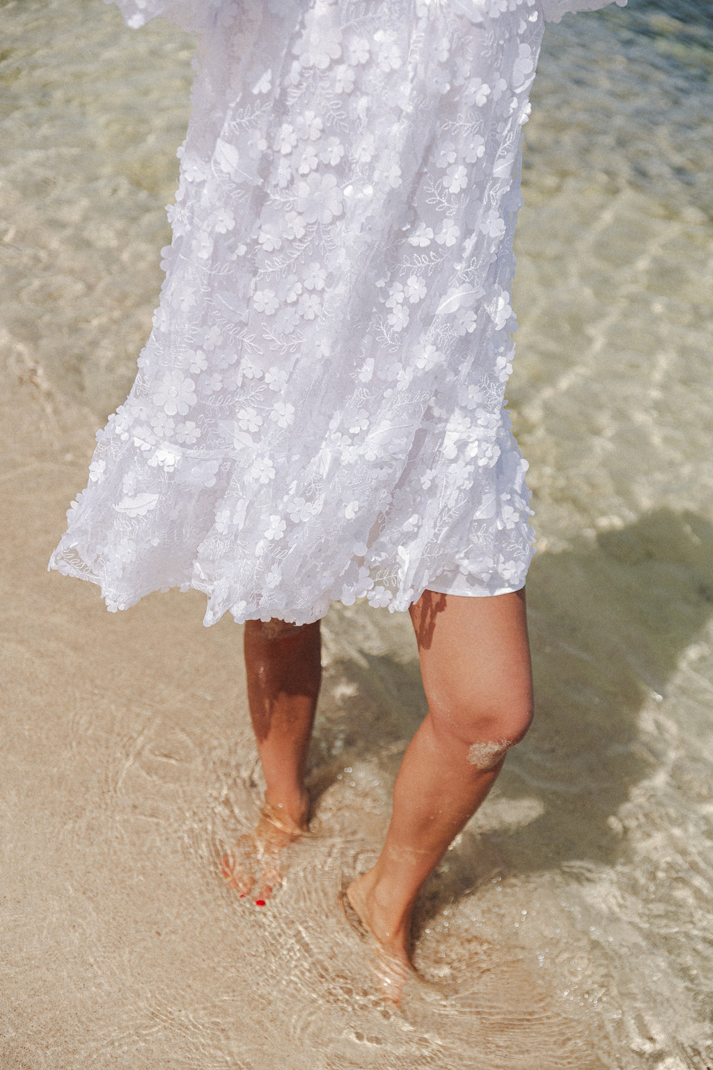 SLFAlberta 2/4 Kleid Schneeweiß