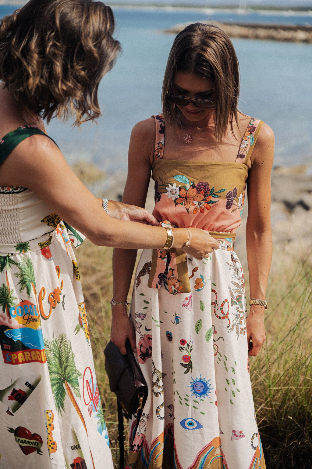 Sunny Maxikleid Mehrfarbig