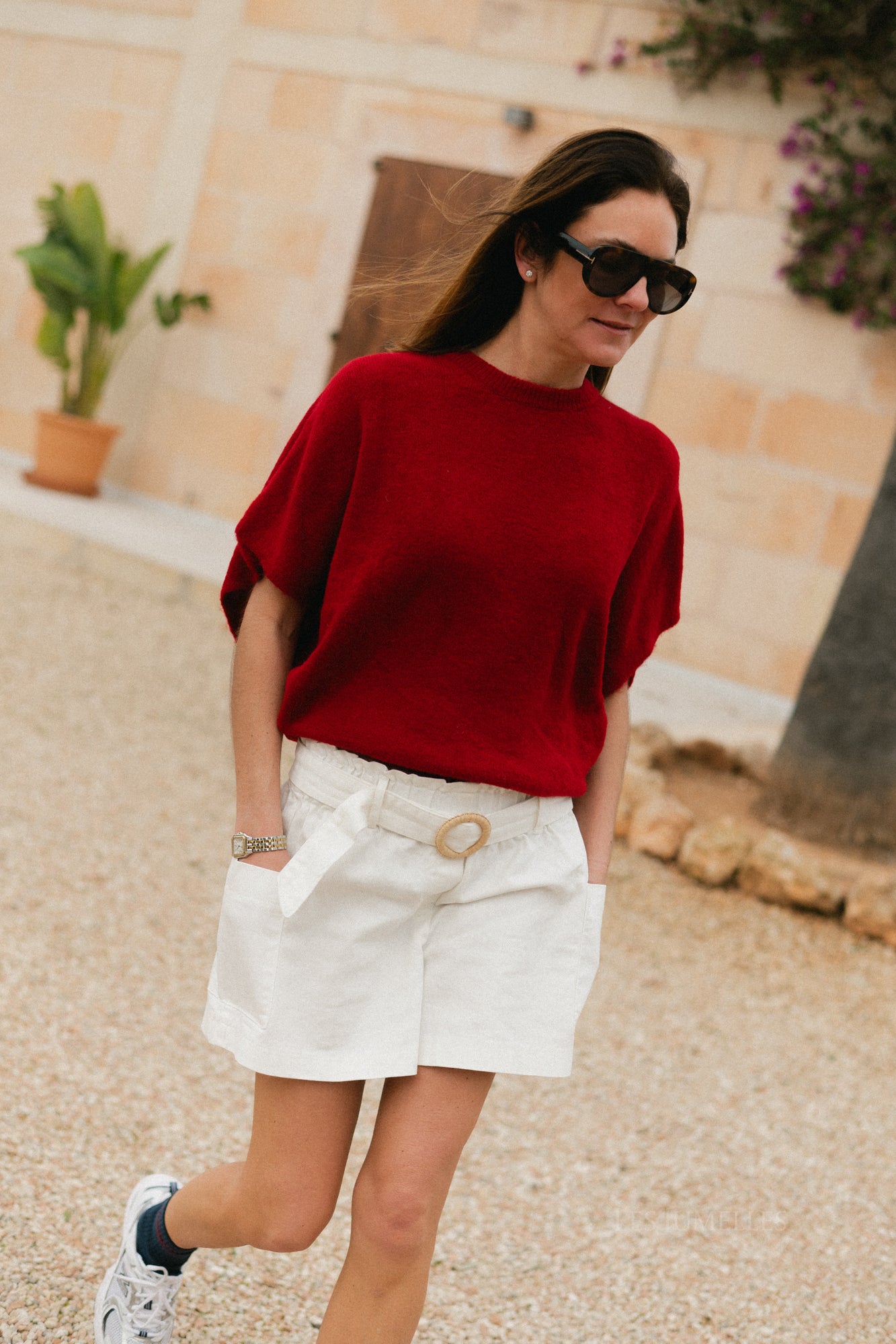 Evie jumper red