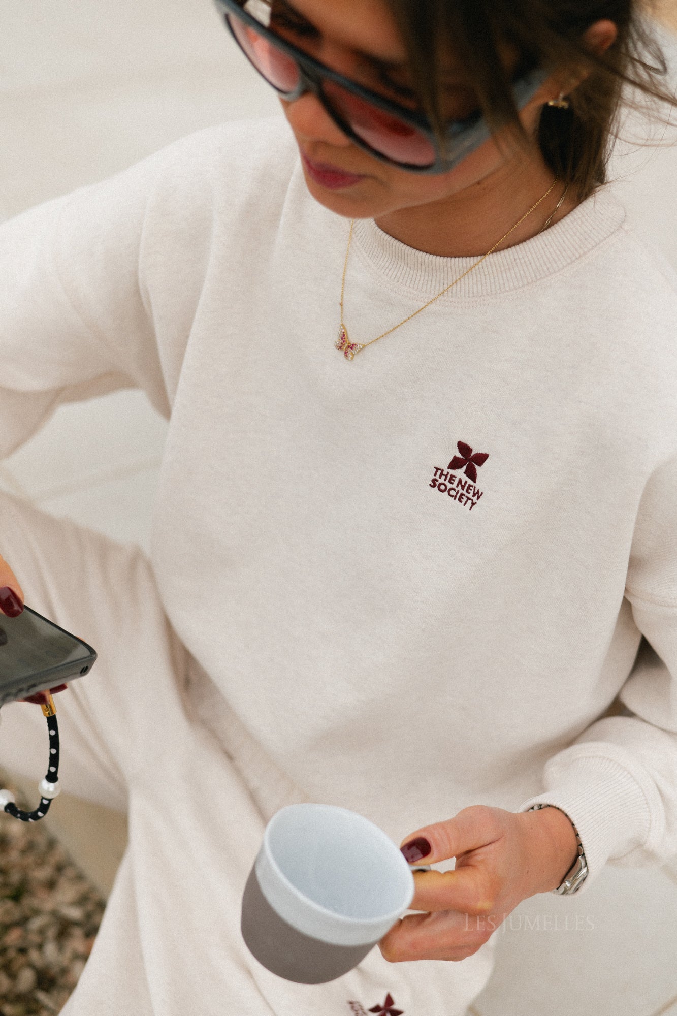 TNS Logo sweatshirt sand vigore