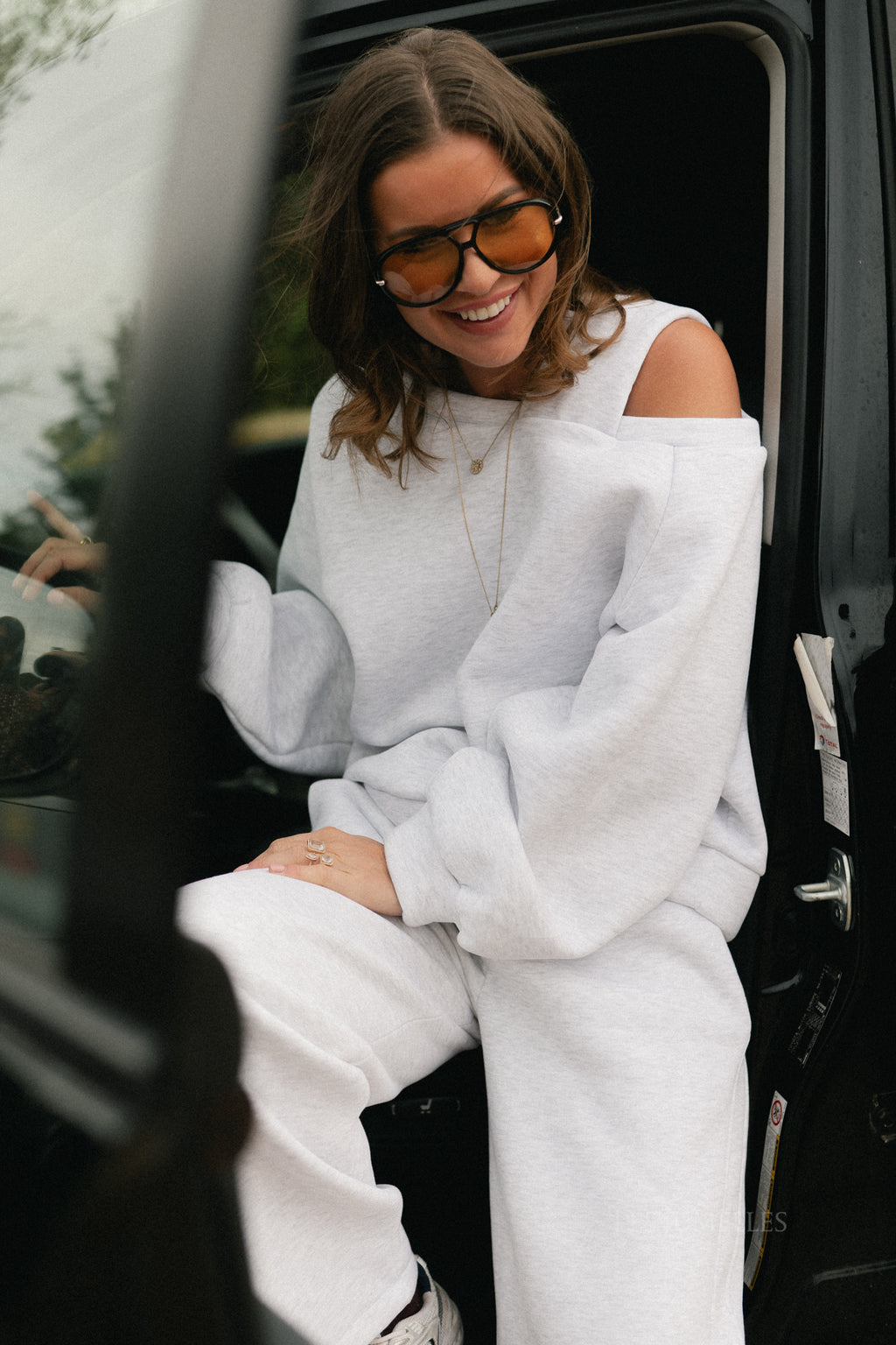 Pull Kyoto gris clair