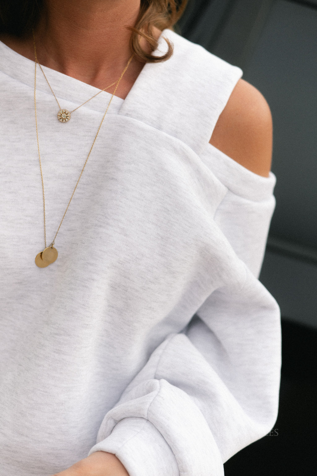 Pull Kyoto gris clair