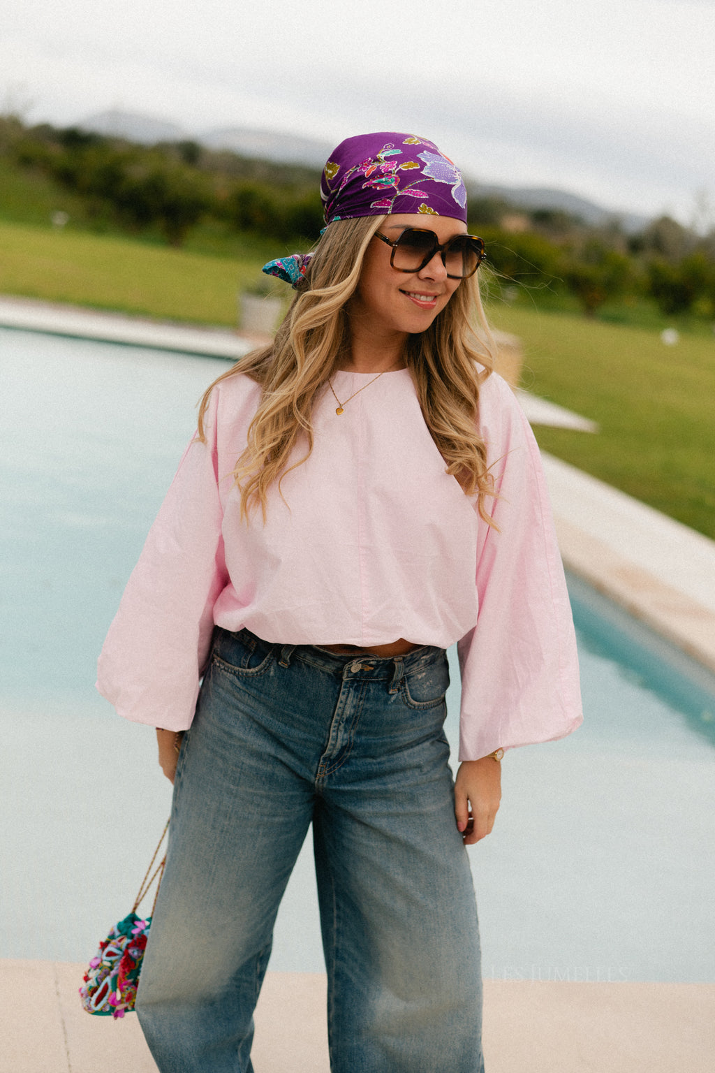 VILaluna 7/8 haut de ballon rose