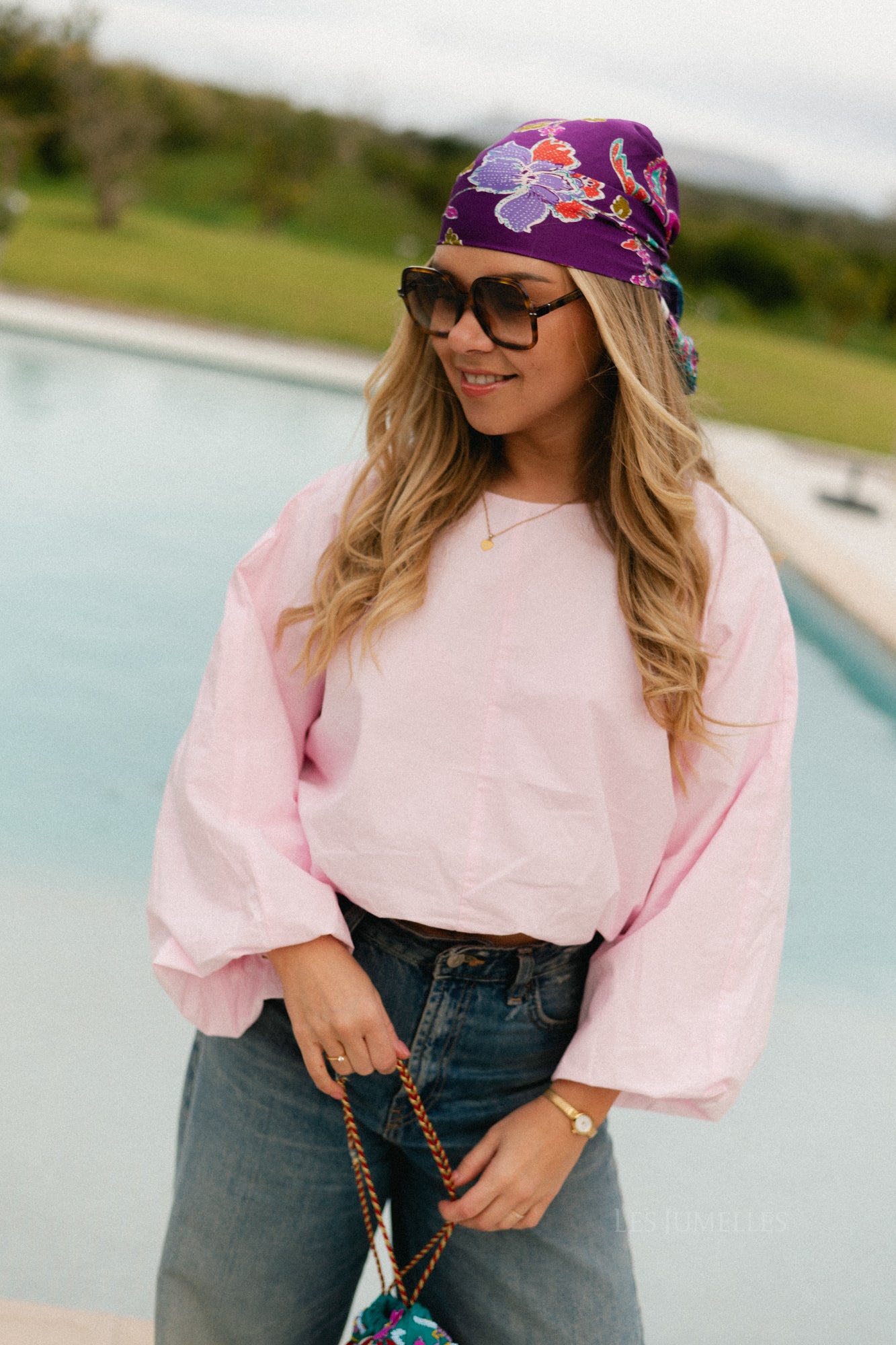 VILaluna 7/8 ballontop roze