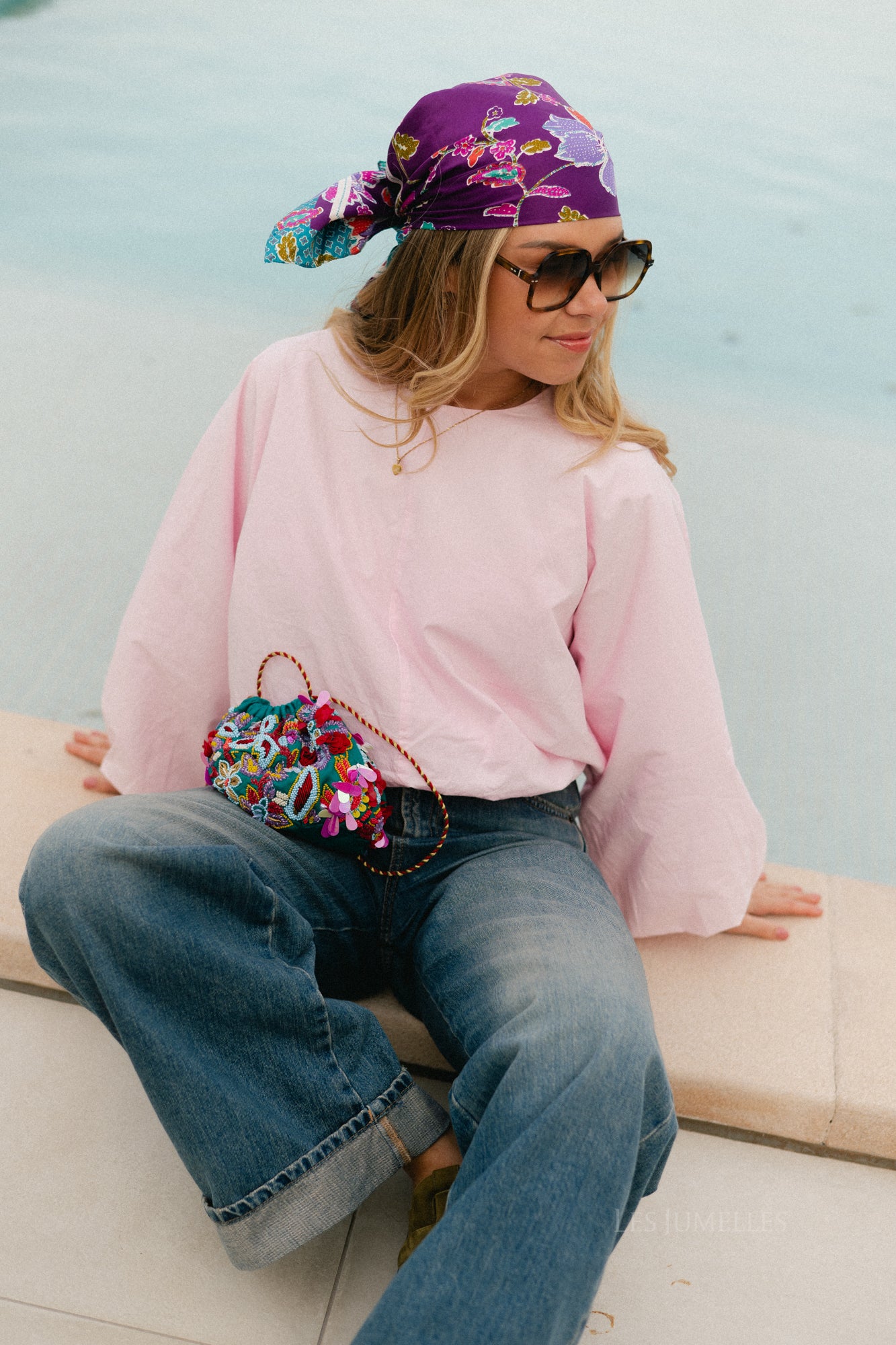 VILaluna 7/8 ballontop roze