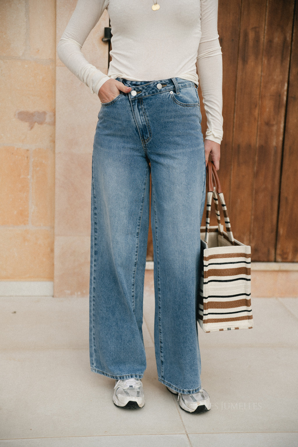 Yasuva HW jeans met wijde pijpen