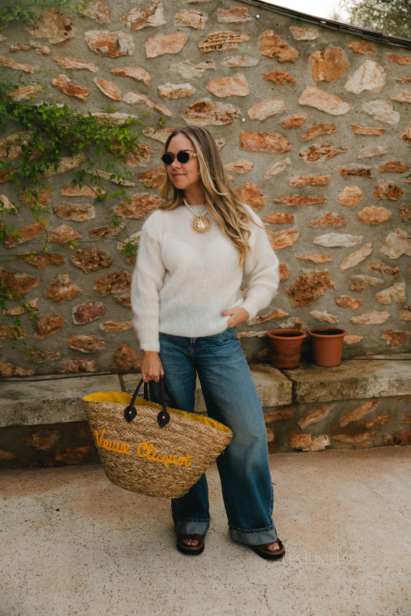 Molly Mohair Pullover Ecru