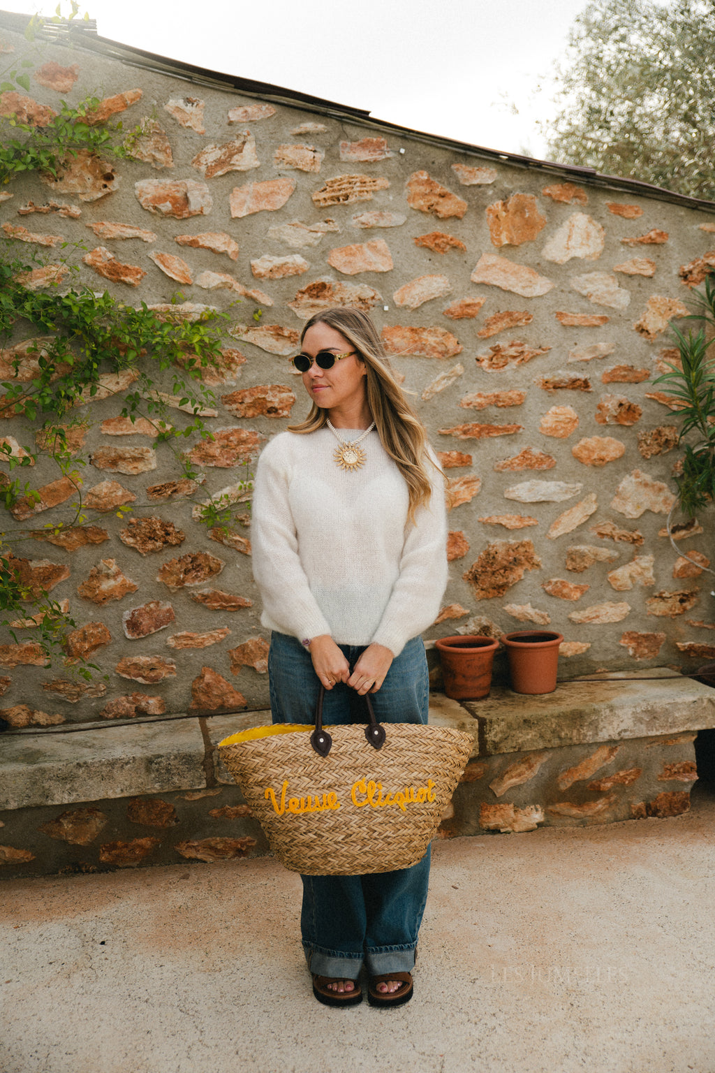 Molly mohair jumper ecru