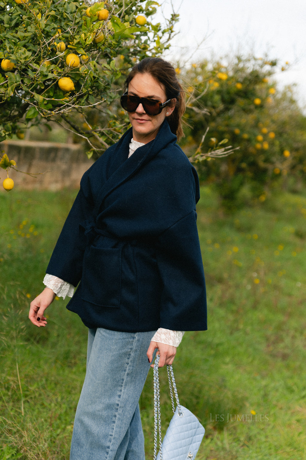 Eloise coat navy